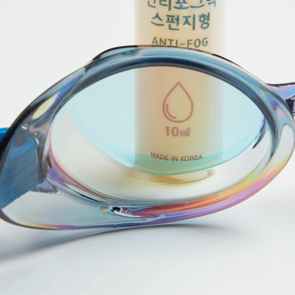 Adult Blue No Rubber Ring Racing Goggles(LUCY_BKRD)