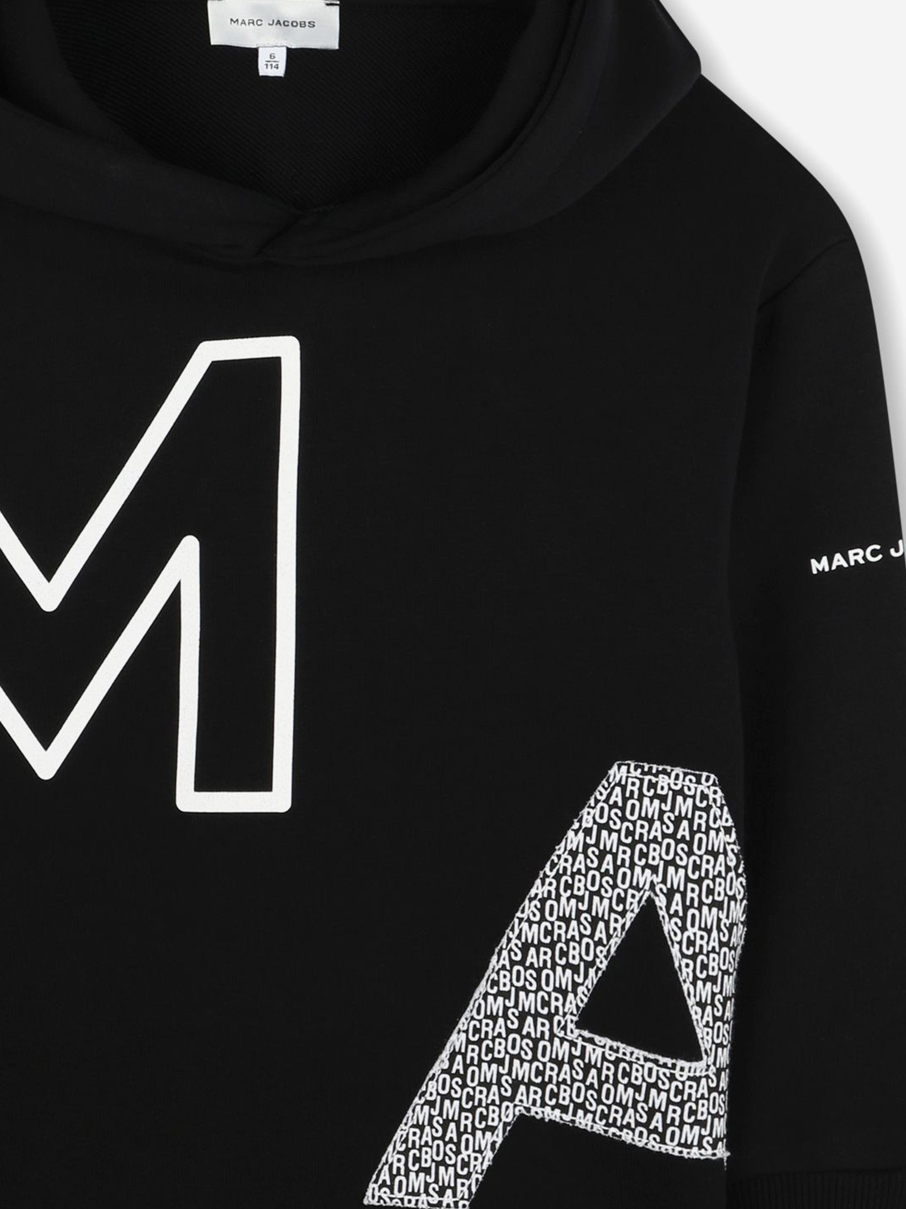 Boys Logo Hoodie in Black