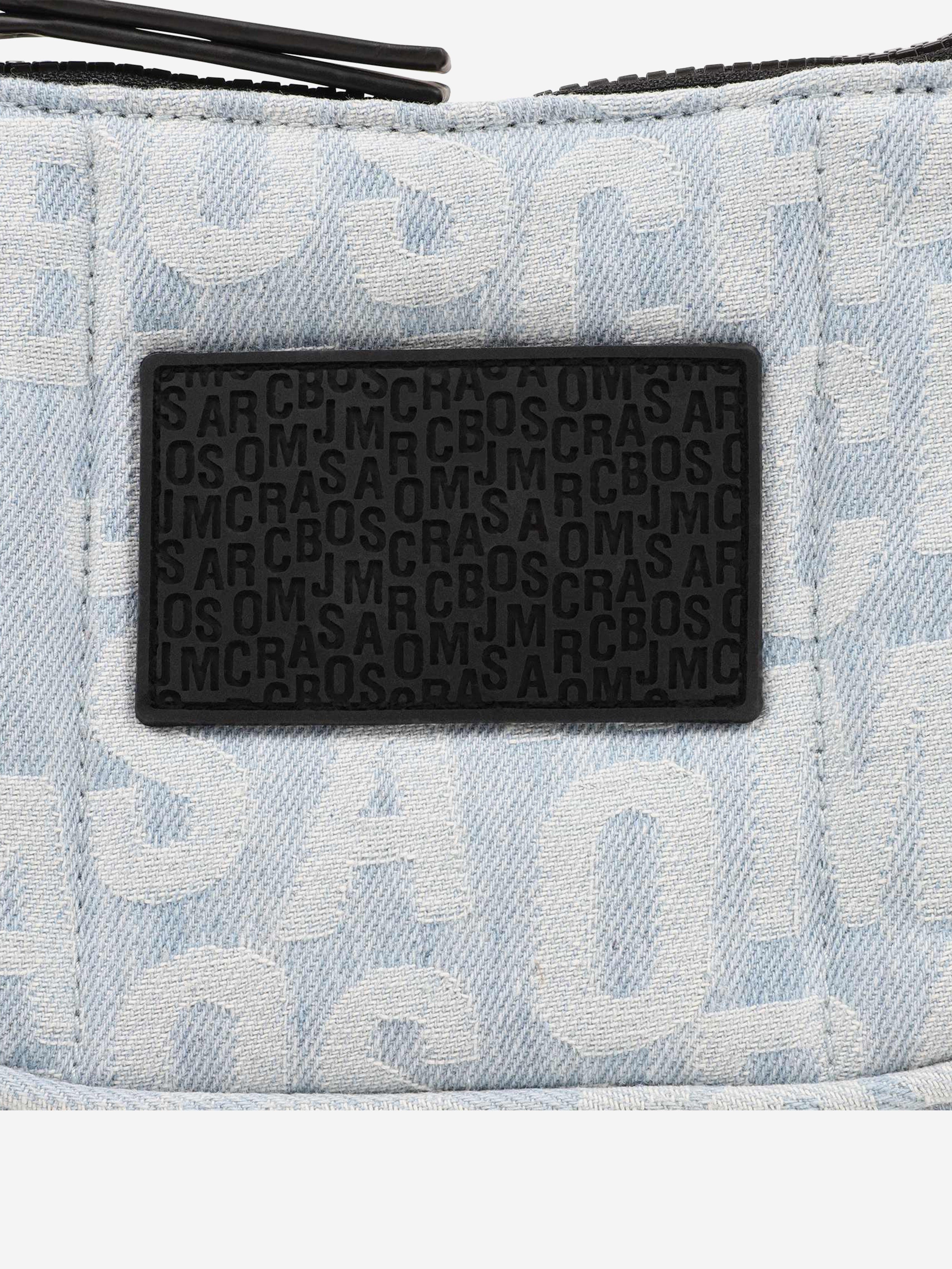 Boys Jacquard Monogram Denim Crossbody Bag in Blue (16cm)