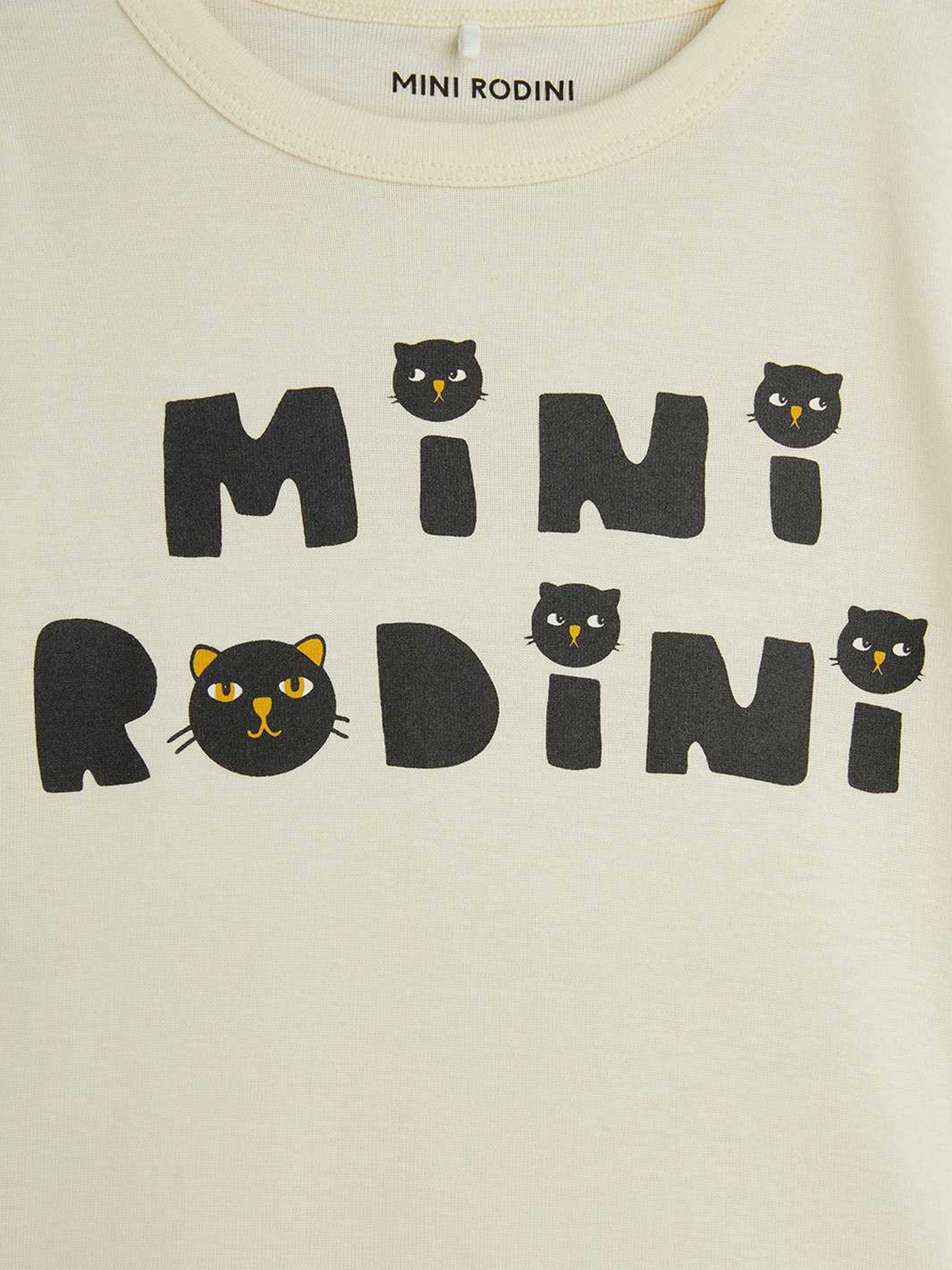 Boys Cats Logo T-Shirt in White