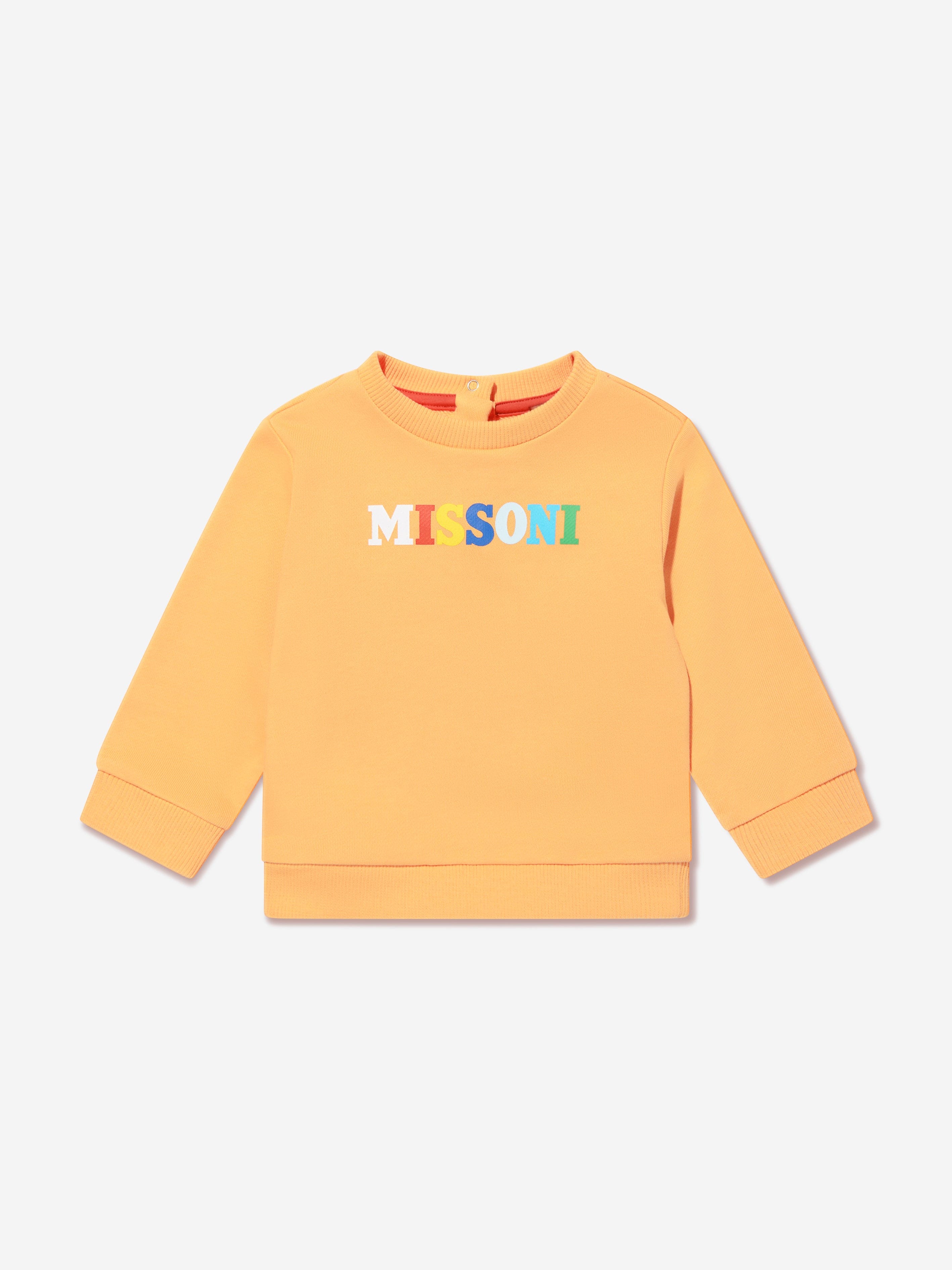 Baby Boys Logo Tracksuit in Orange