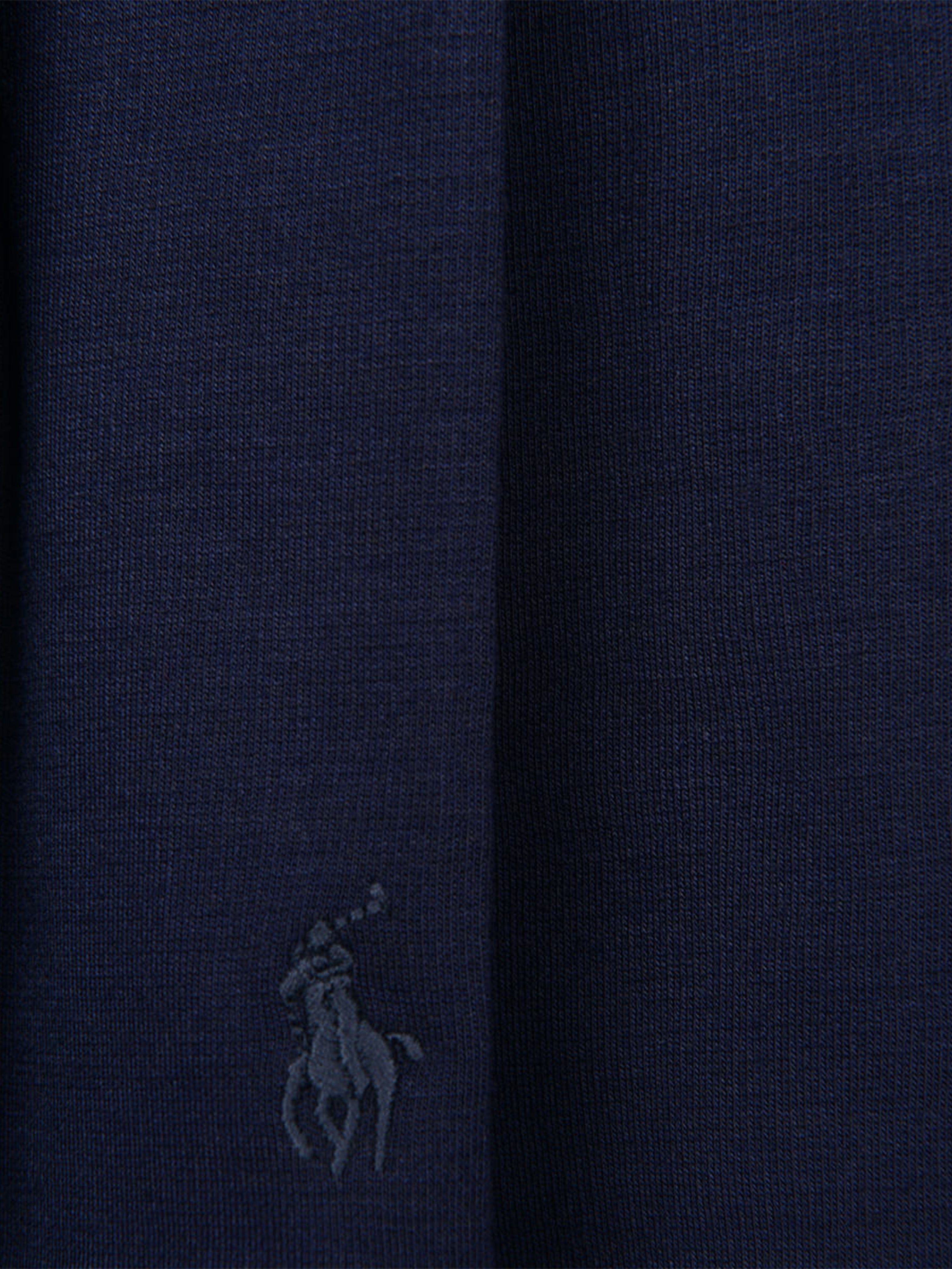 Ralph Lauren Girls Navy Pleated Ponte Skirt