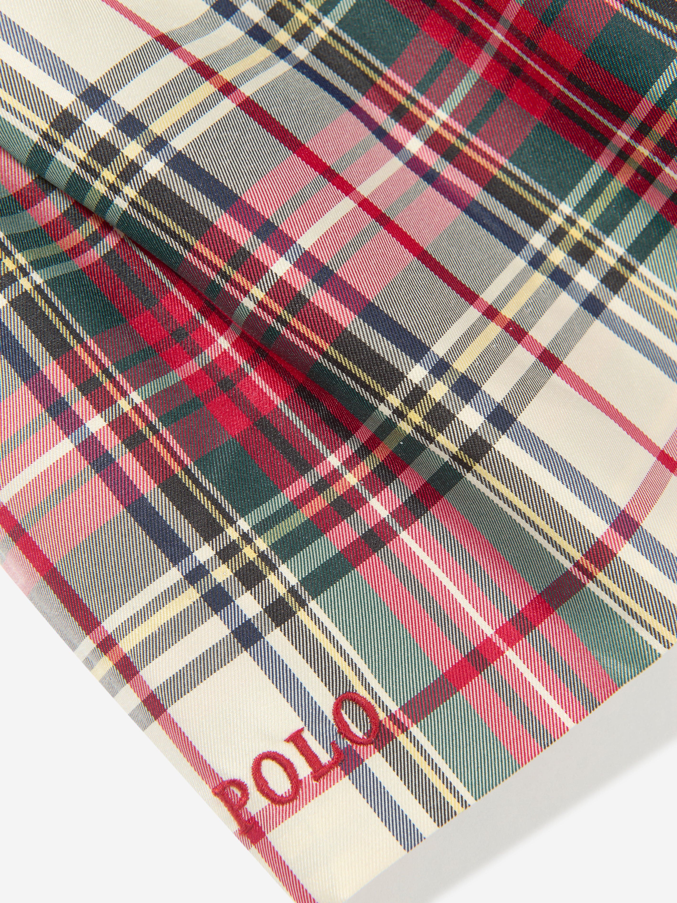 Ralph Lauren Girls Plaid Taffeta Dress in Multicolour
