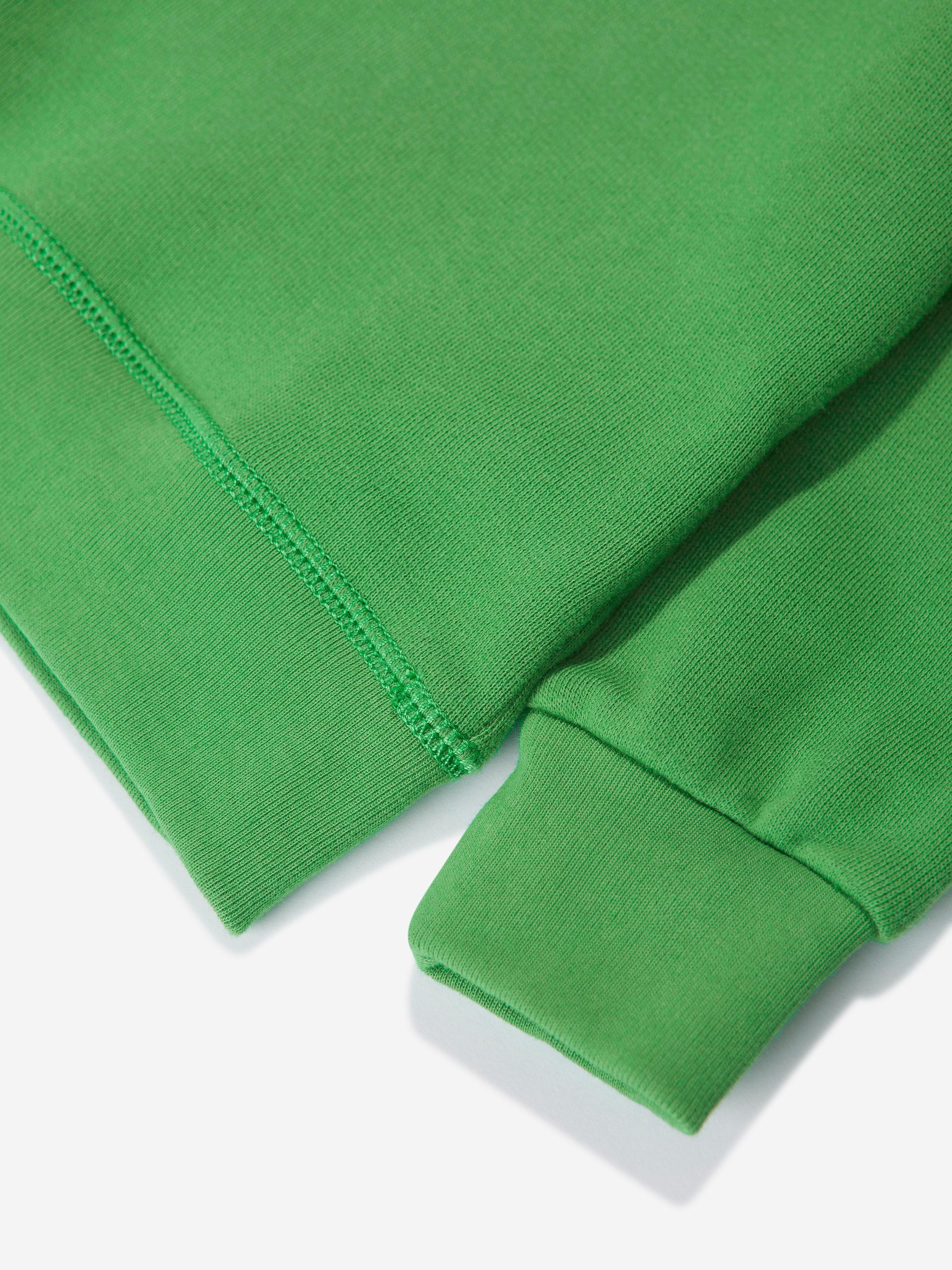 Boys Logo Sweatshirt in Green