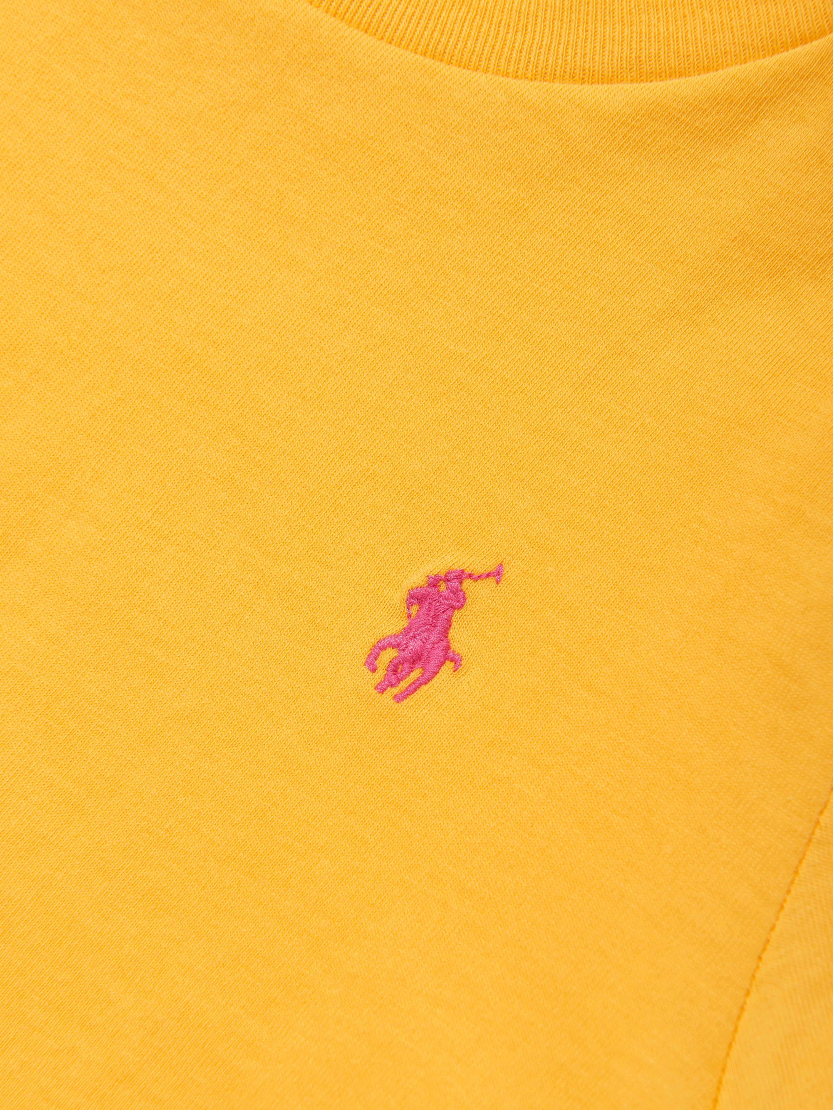 Girls Logo T-Shirt in Yellow
