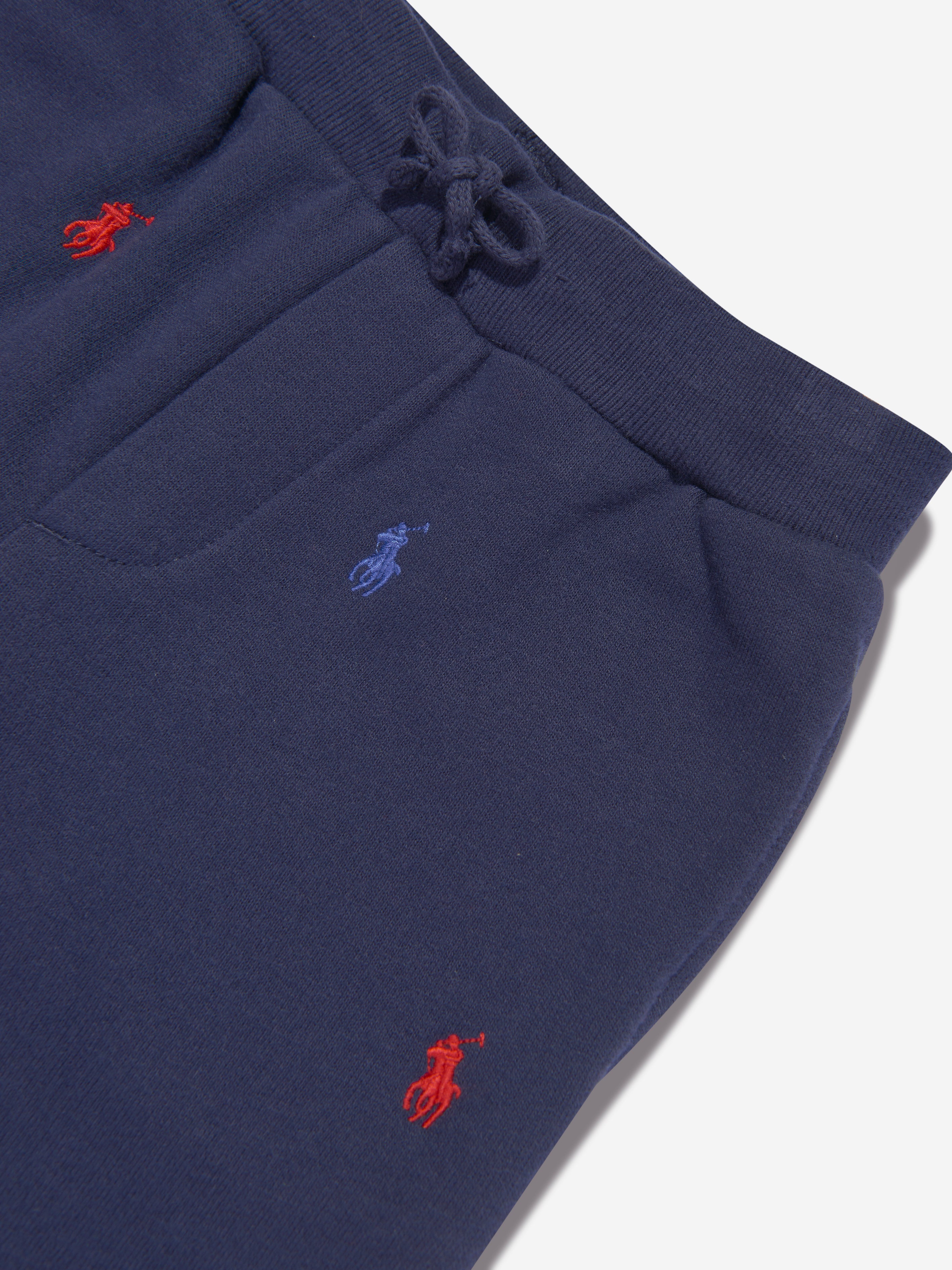 Boys Multi Logo Joggers in Navy