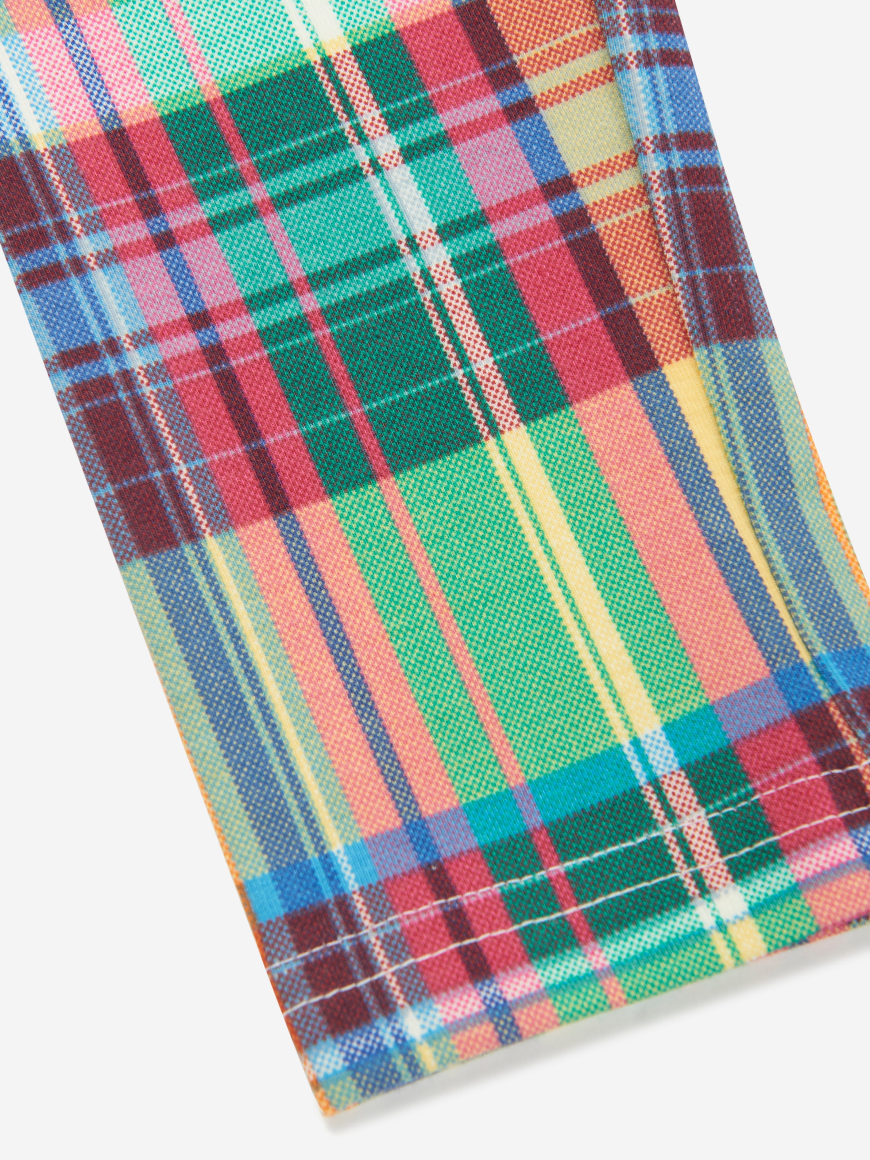 Girls Plaid Leggings in Multicolour