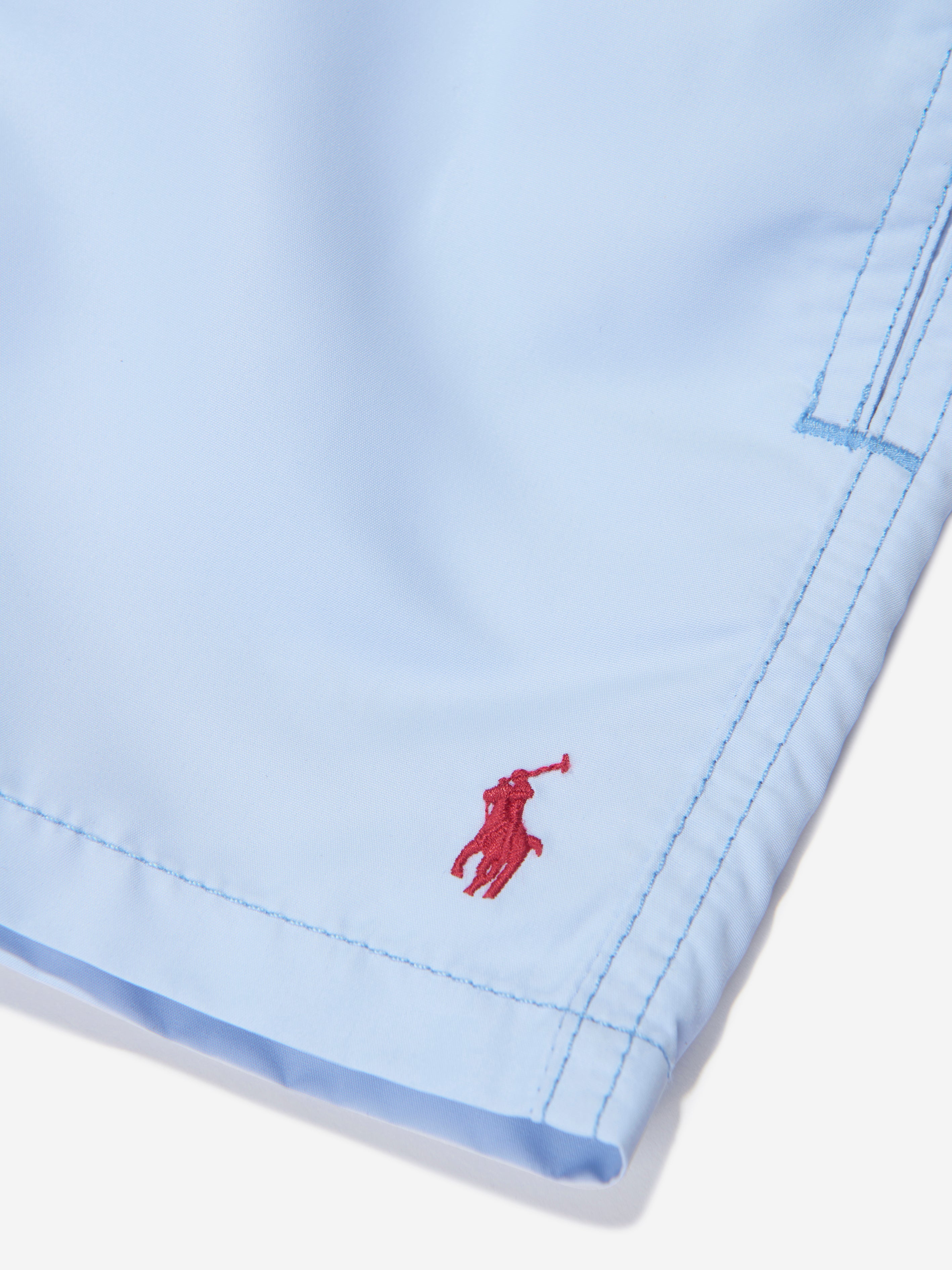 Boys Logo Swim Shorts in Blue