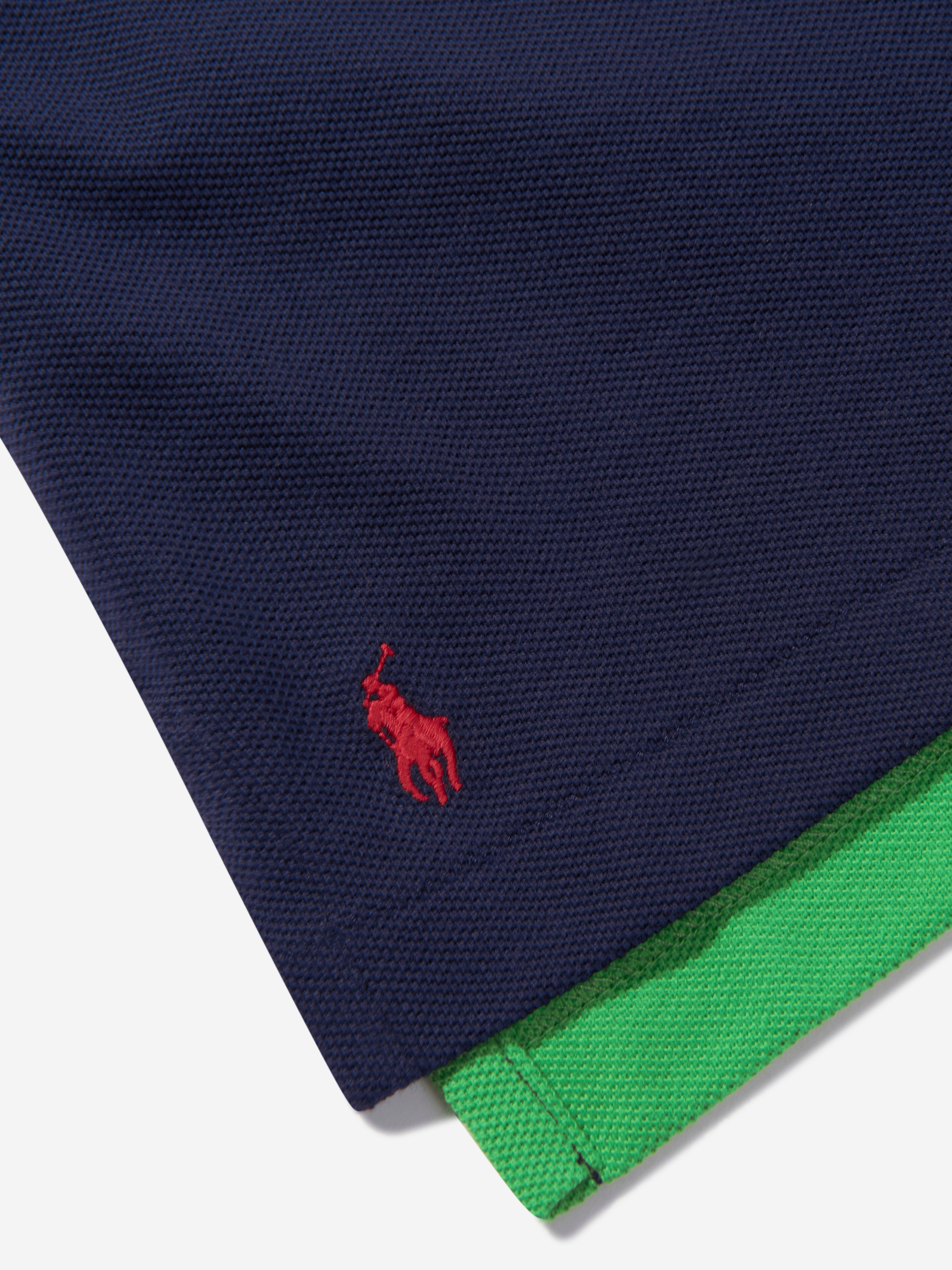 Boys Logo Polo Shirt in Navy