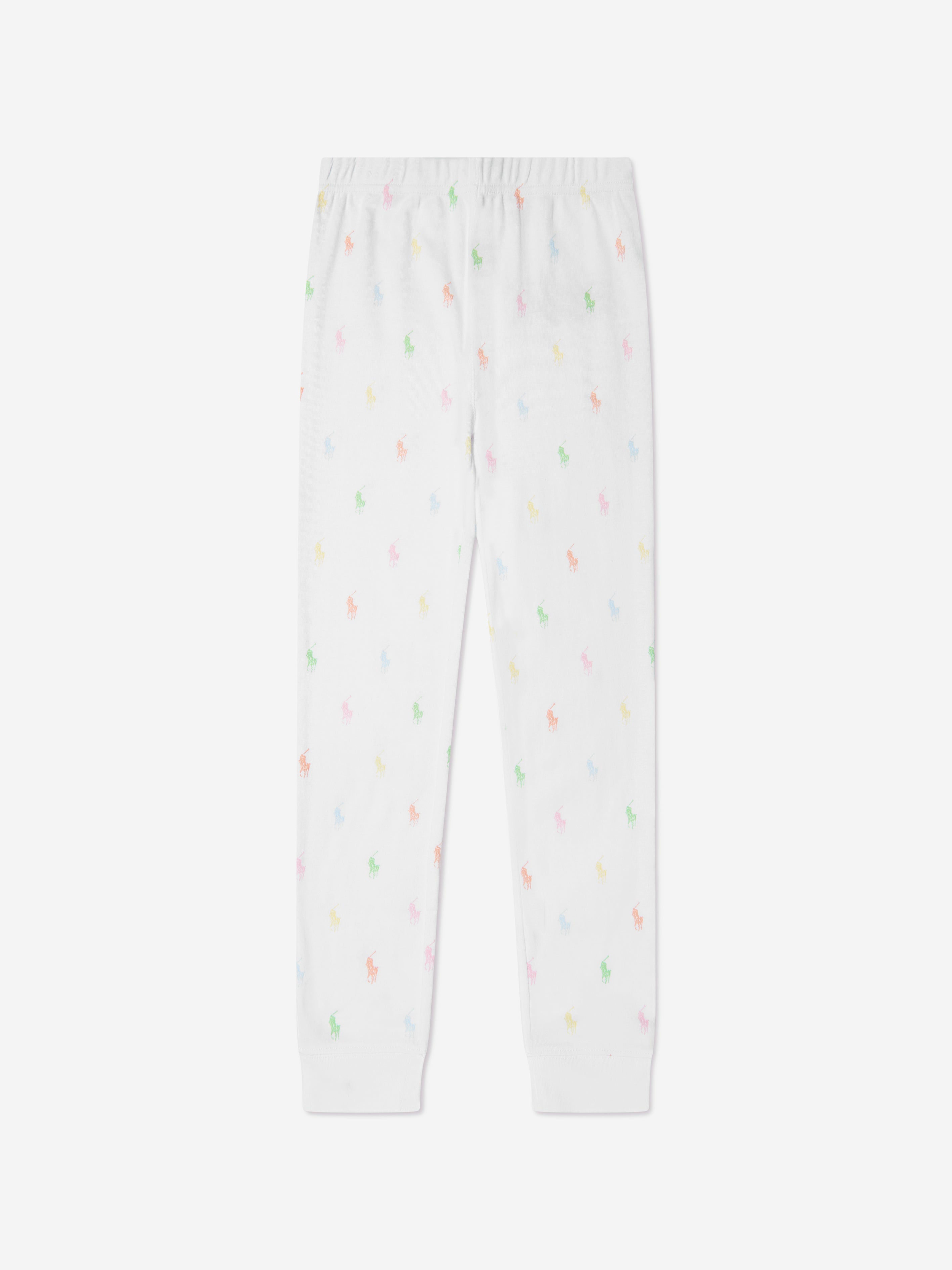 Girls Logo Pyjama Set in White