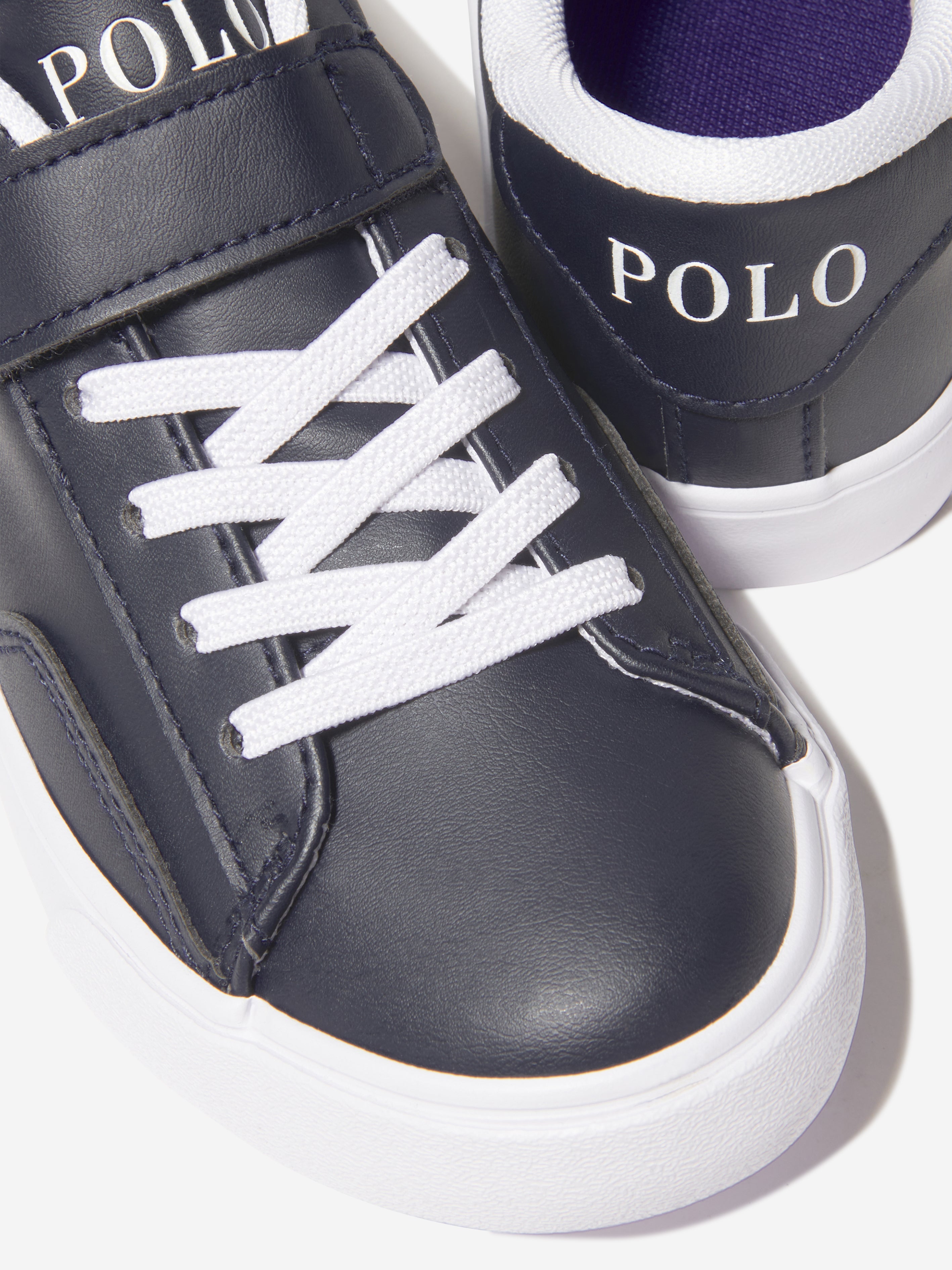 Boys Theron V Trainers in Navy