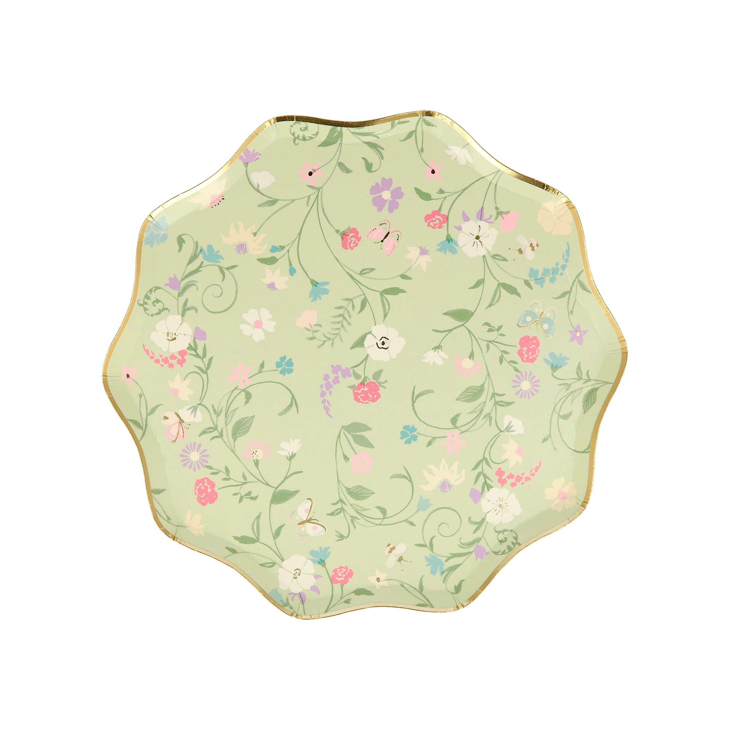 Small Flower Plates(8 Pack)