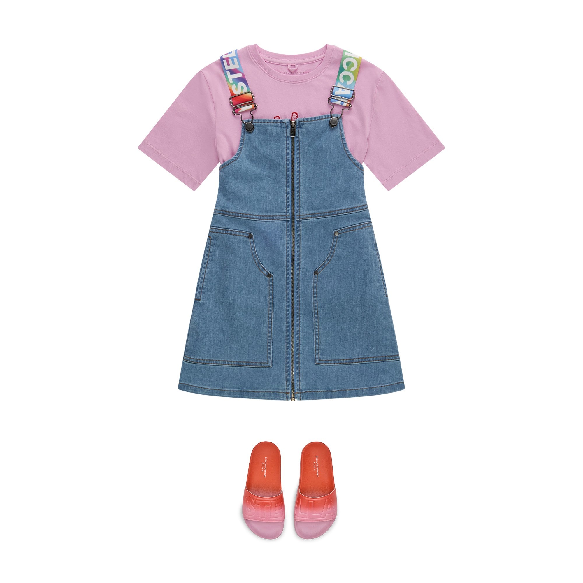 Girls Blue Denim Dress