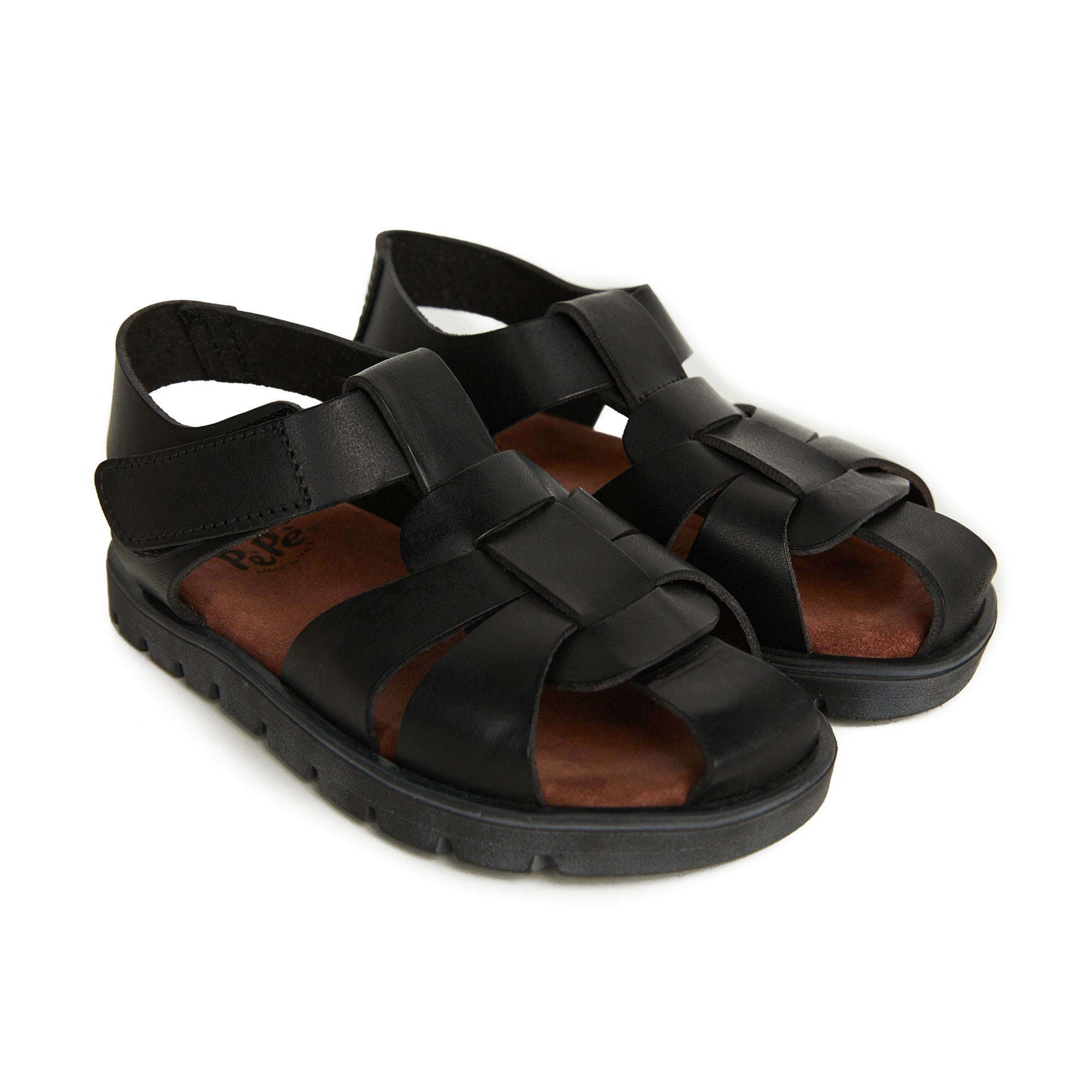 Boys & Girls Black Sandals