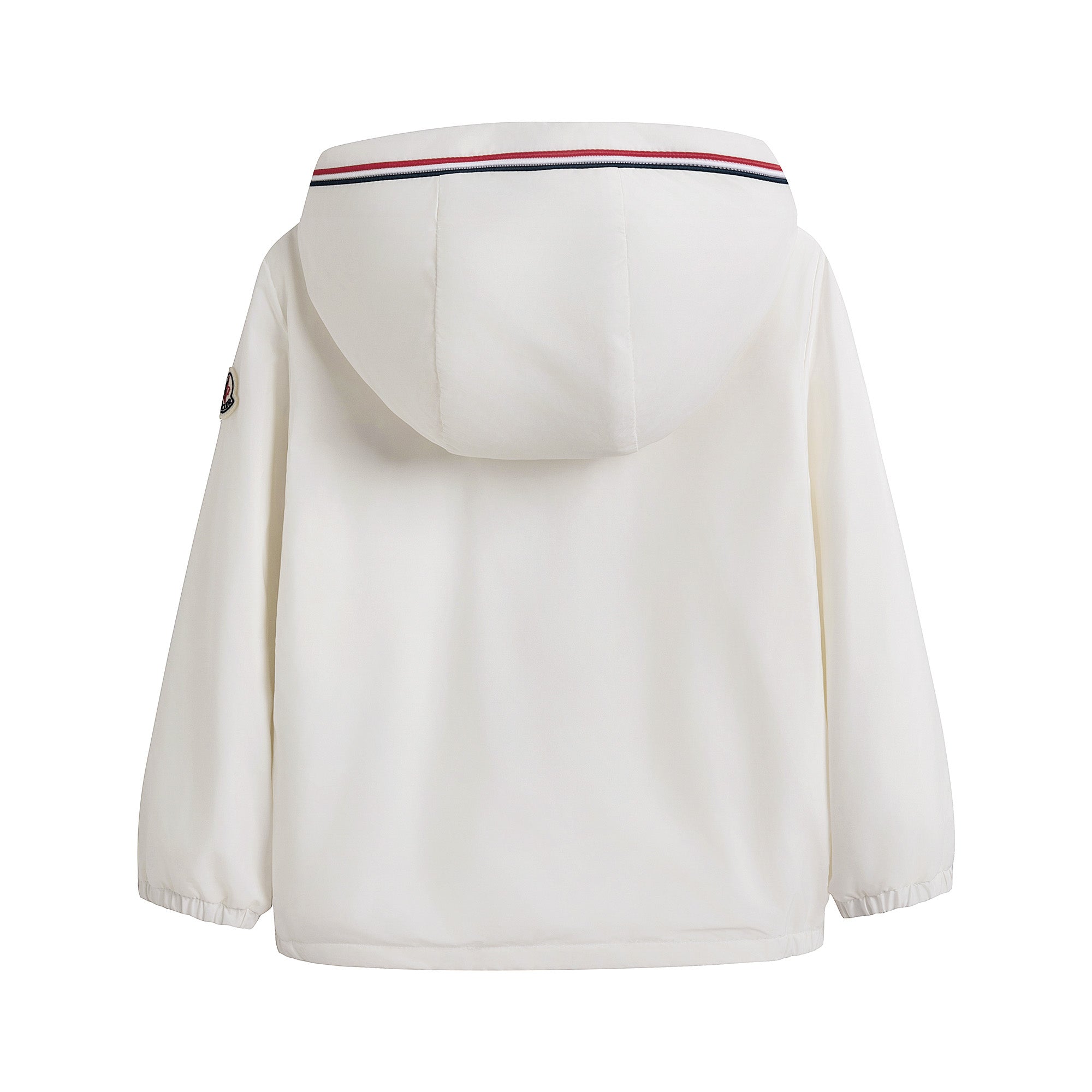 Baby Boys White Zip-Up Jacket