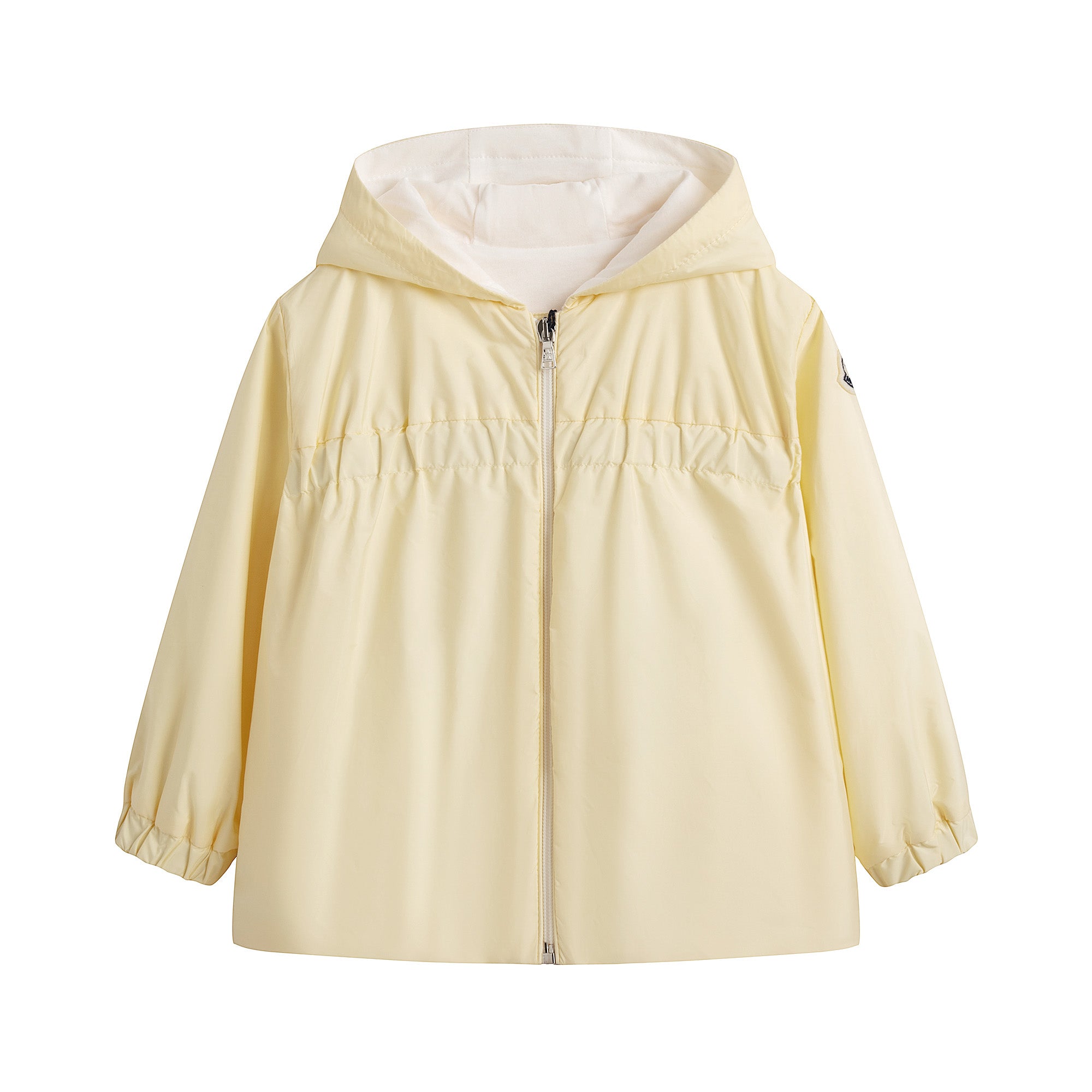 Baby Girls Pale Yellow Zip-Up Jacket