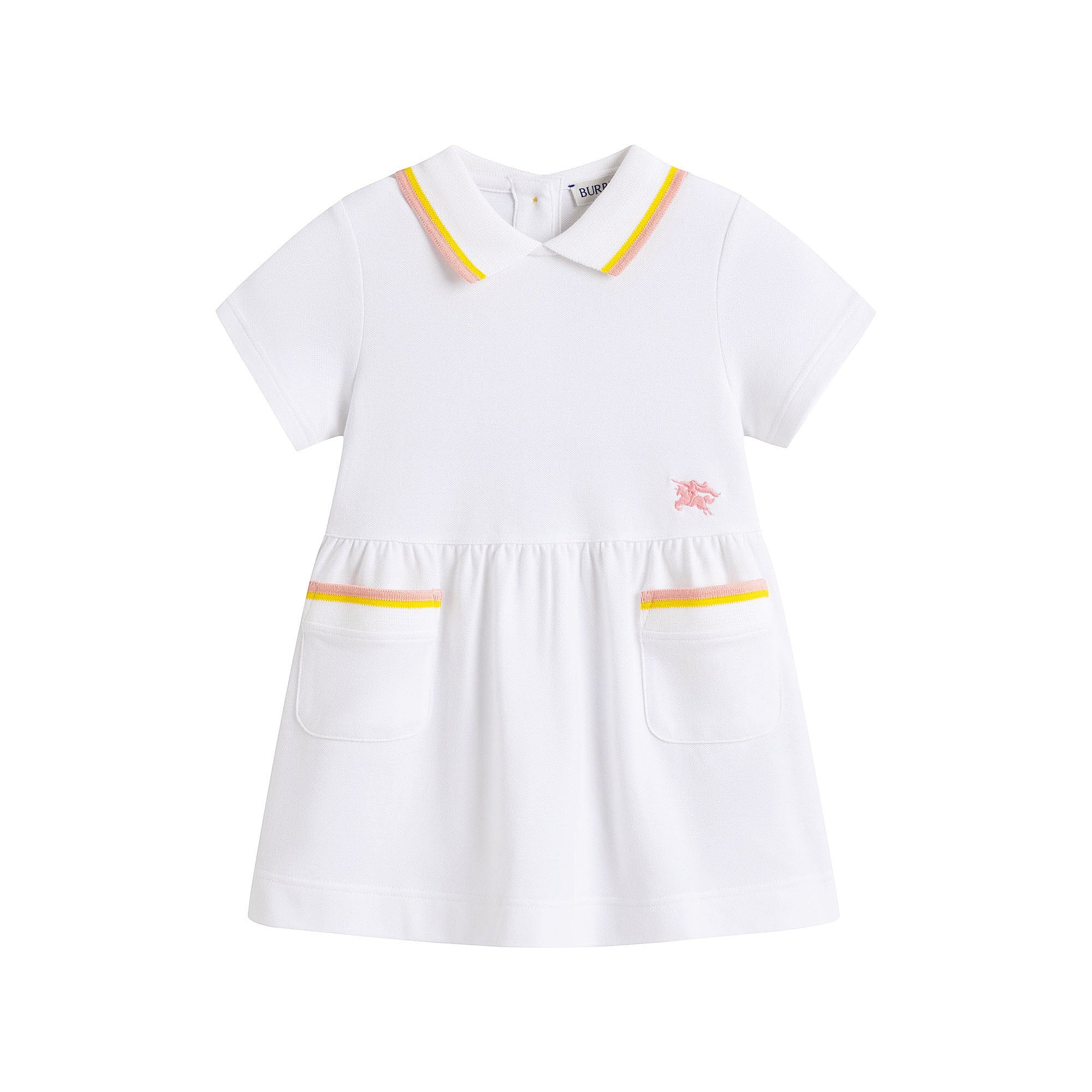 Baby Girls White Cotton Dress Set