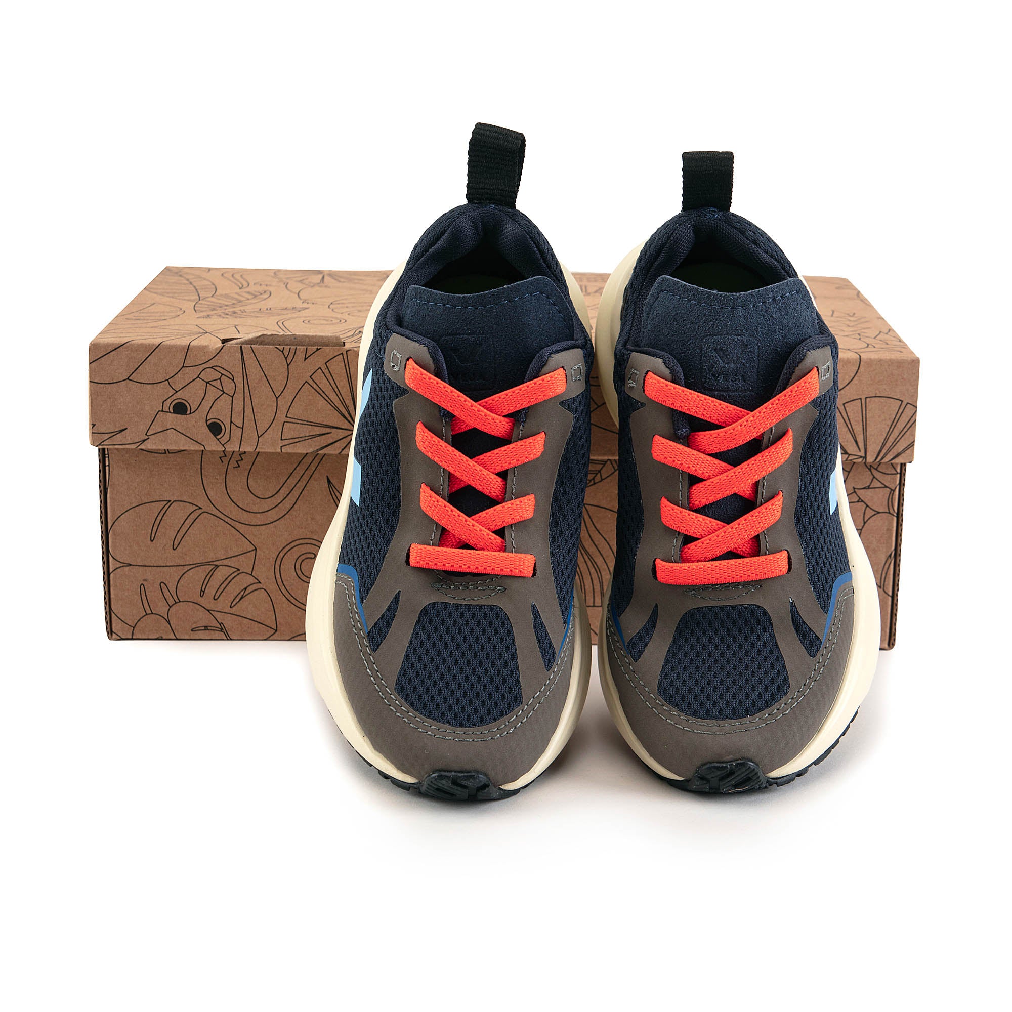 Boys & Girls Navy "Small Canary" Shoes