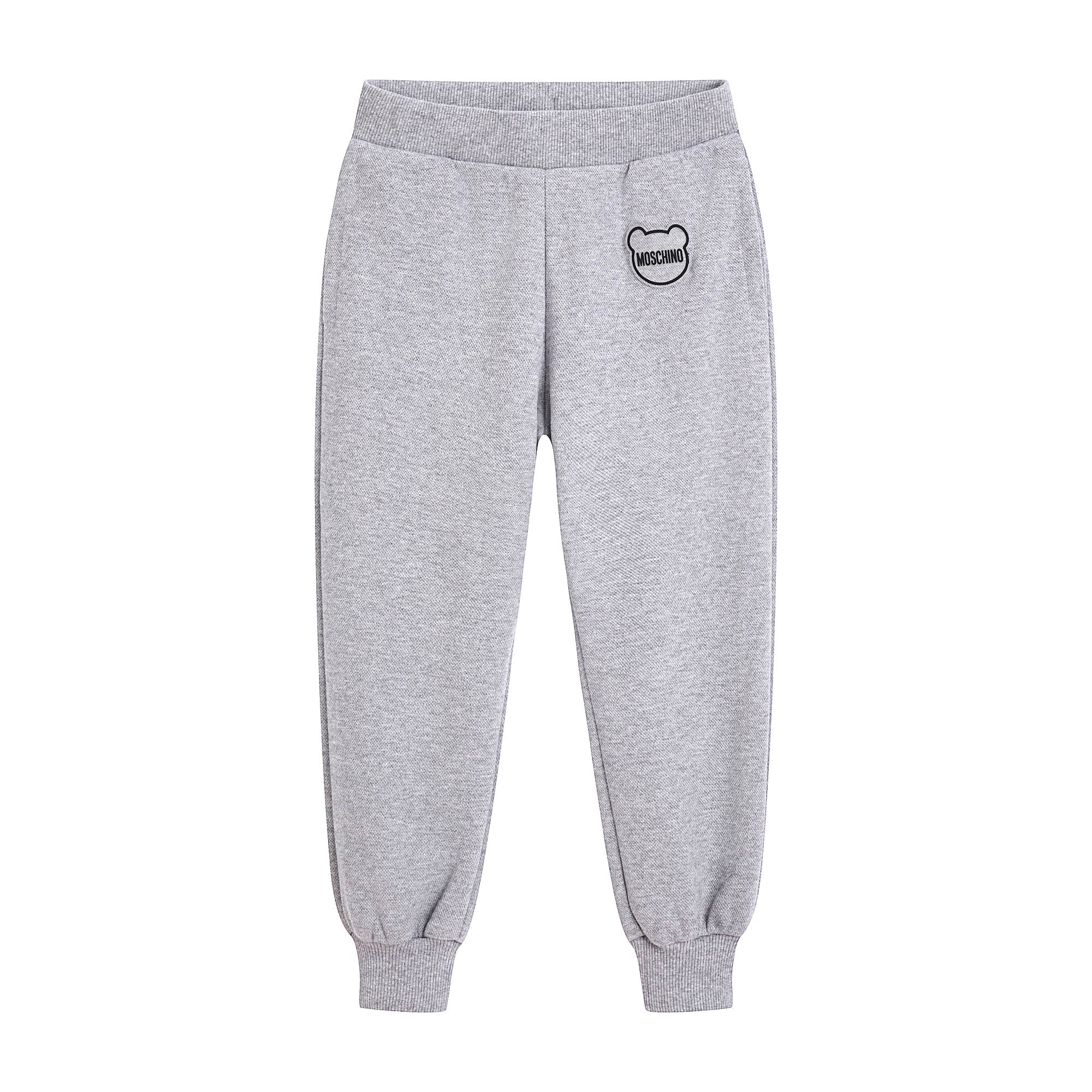 Boys & Girls Grey Cotton Trousers