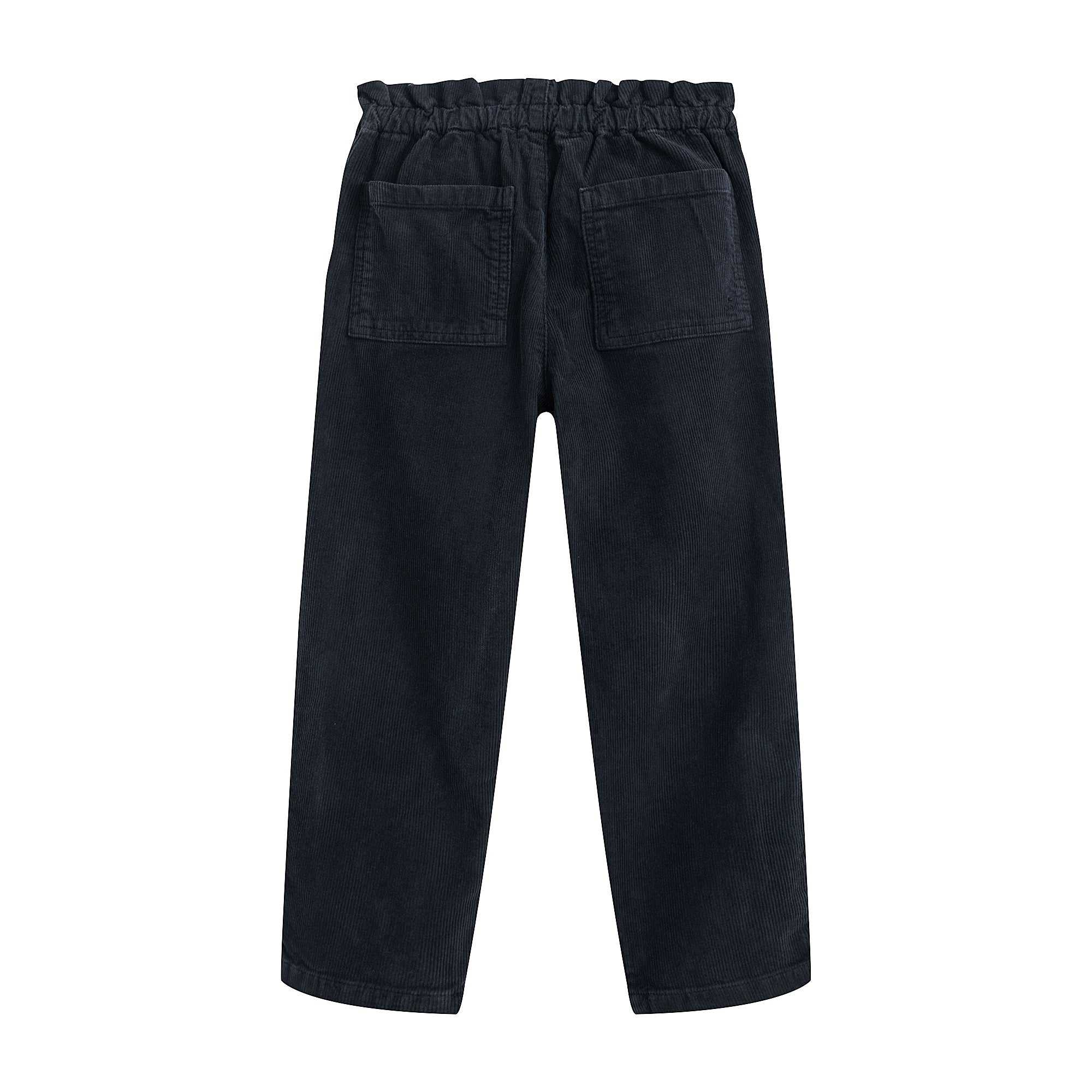 Girls Navy Corduroy Trousers