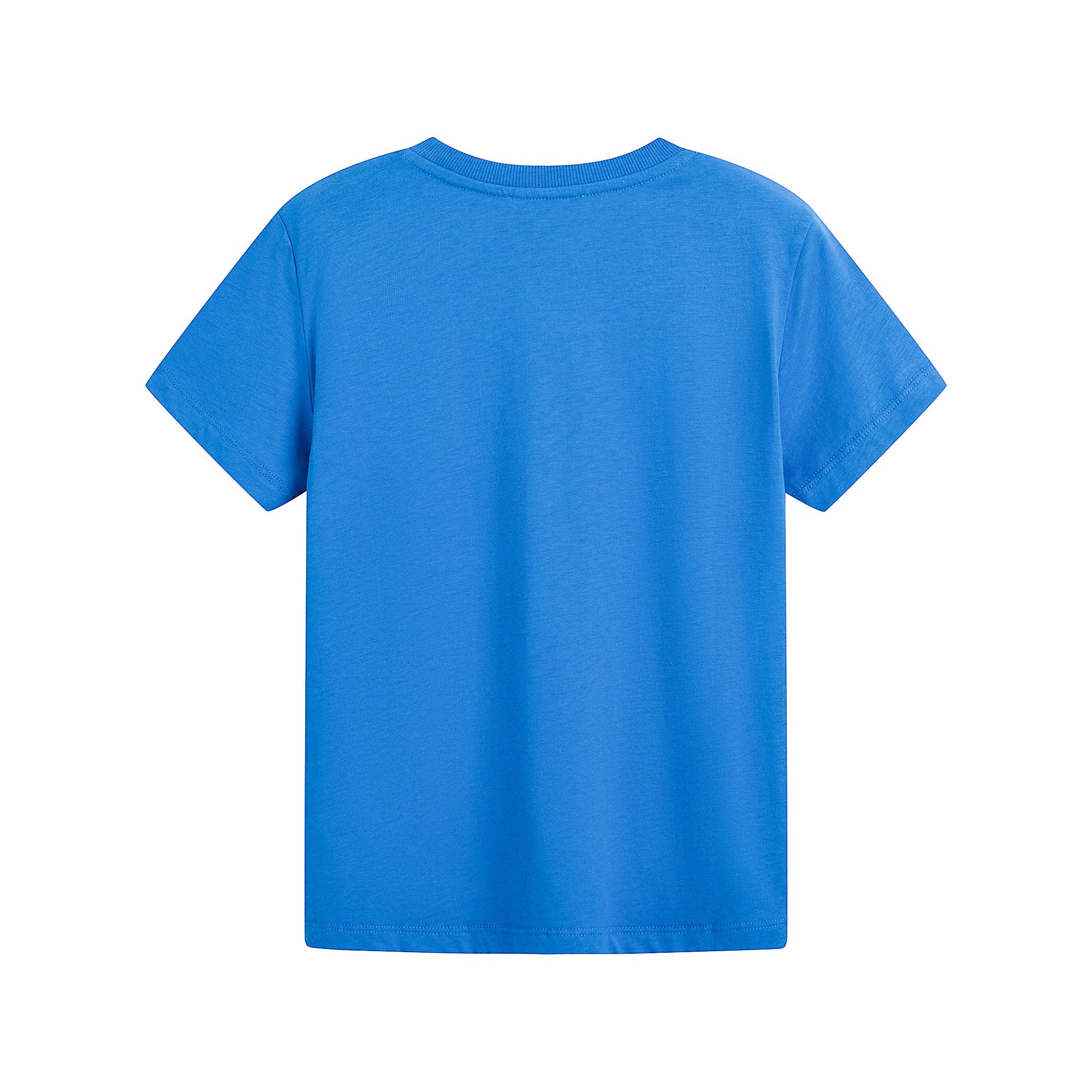 Boys & Girls Blue Cotton T-Shirt