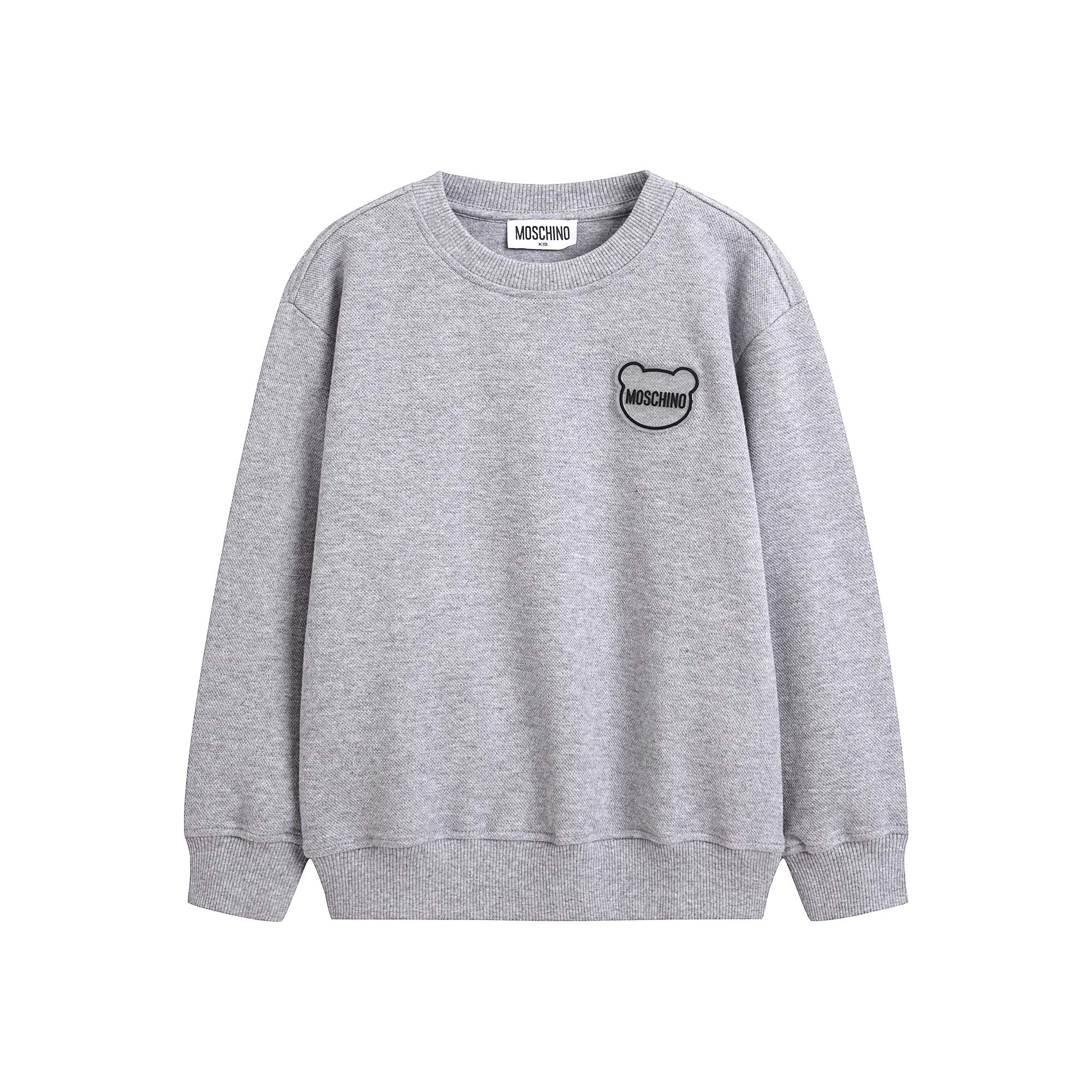 Boys & Girls Grey Cotton Sweatshirt