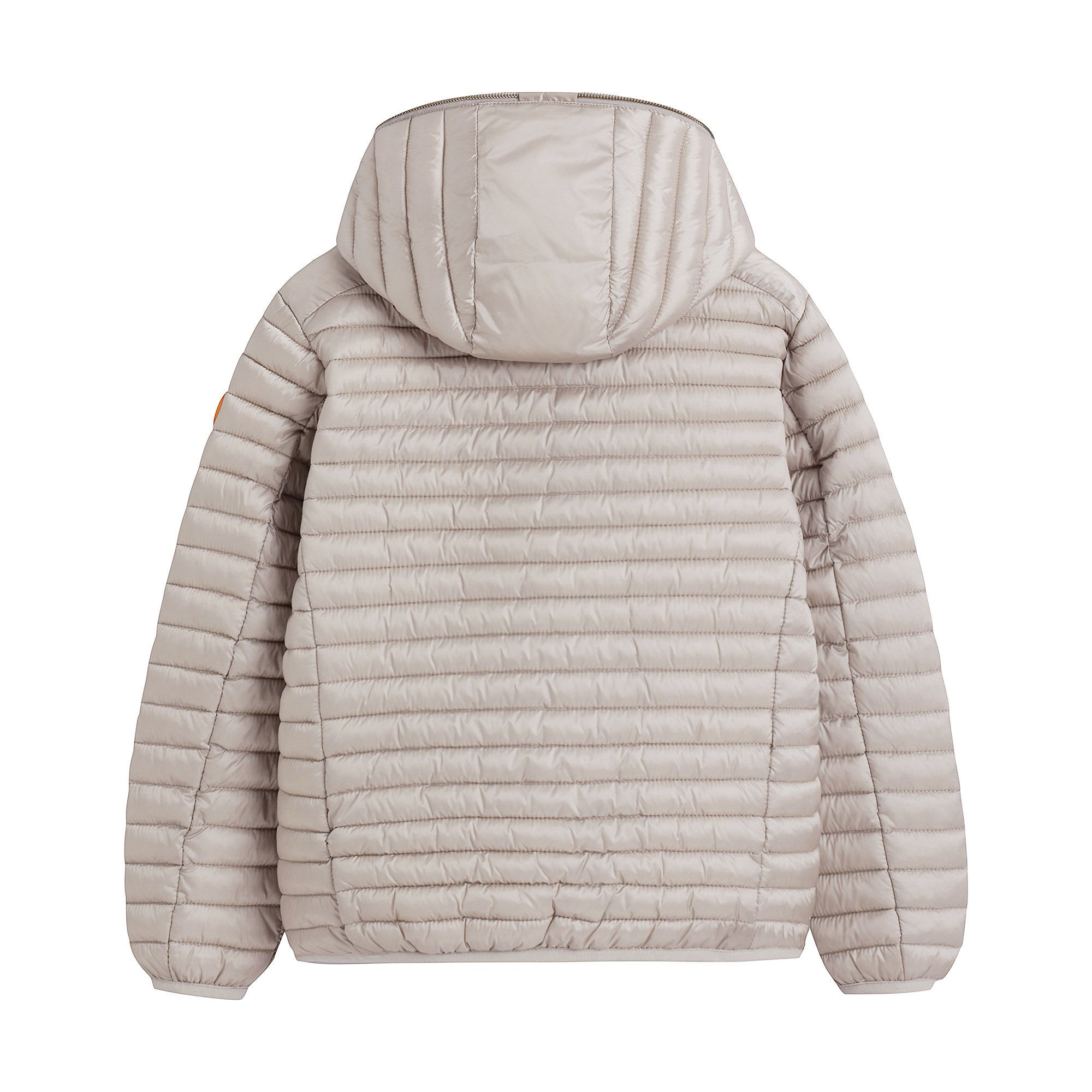 Boys & Girls Beige Hooded Padded Jacket