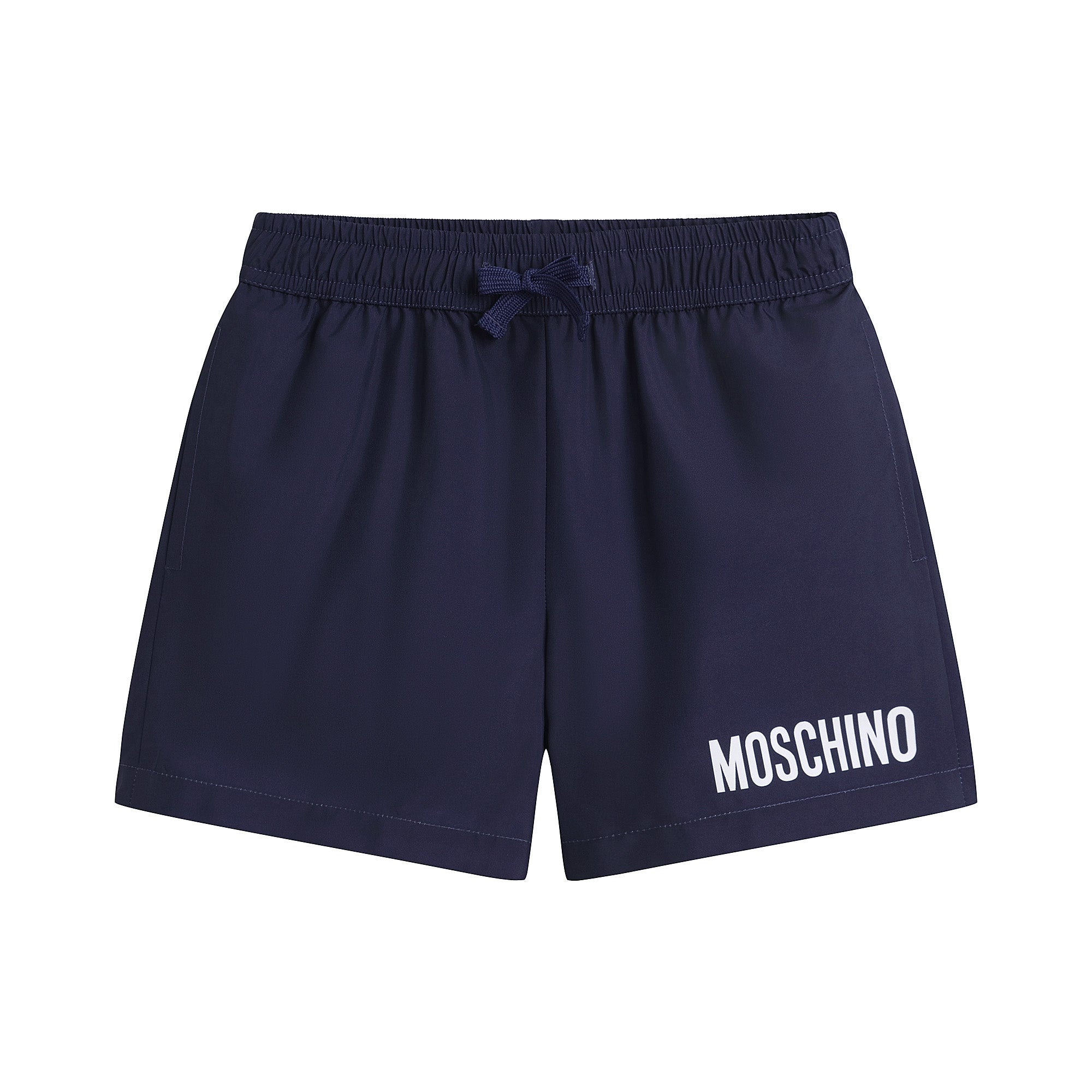 Boys Navy Logo Swim Shorts