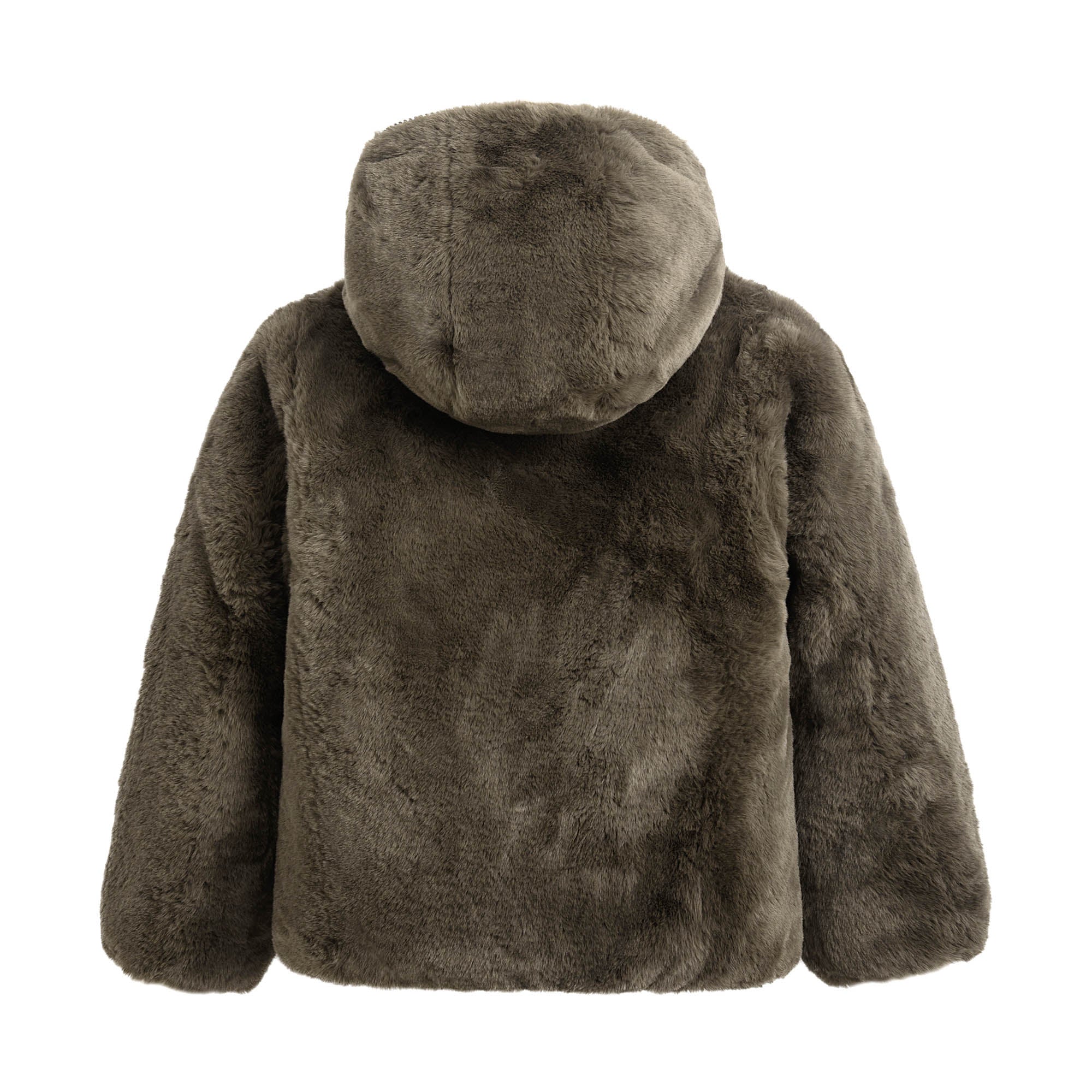 Girls Grey Reversible Padded Jacket
