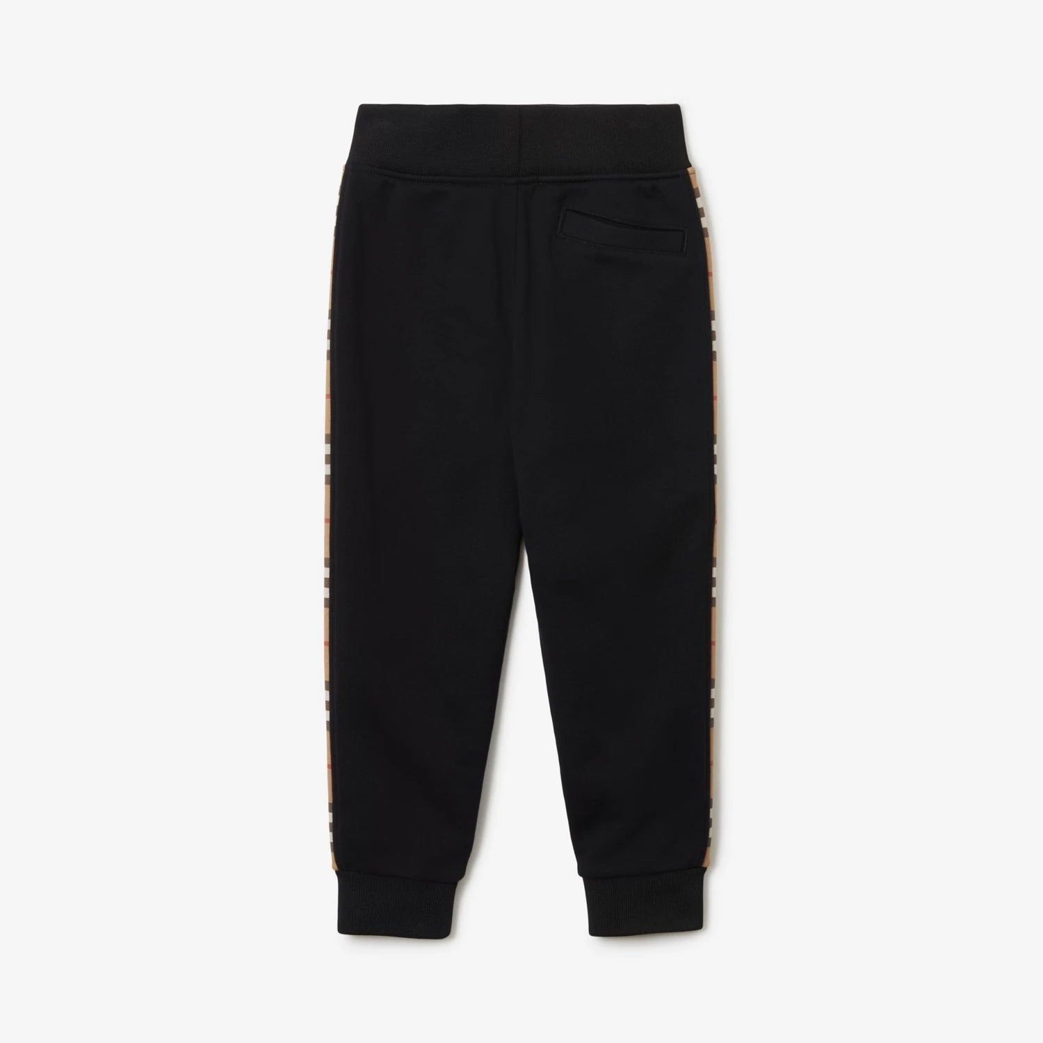 Boys & Girls Black Cotton Trousers