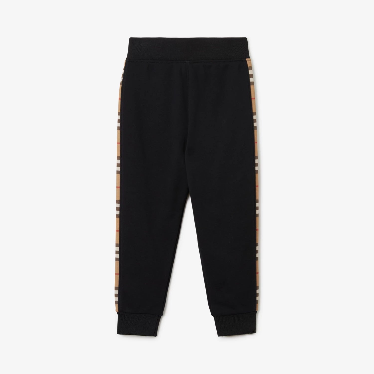 Boys & Girls Black Cotton Trousers