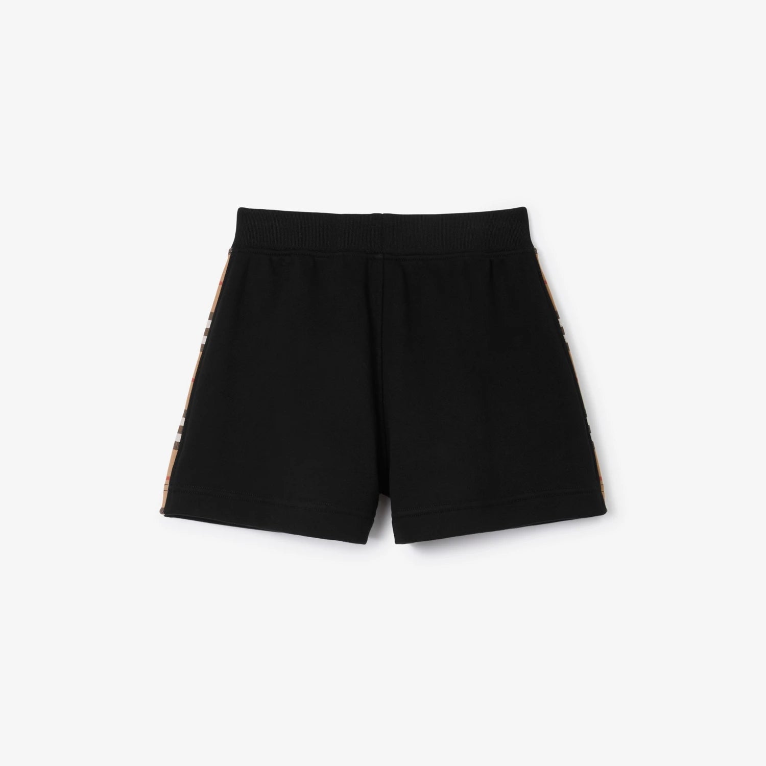 Boys & Girls Black Cotton Shorts