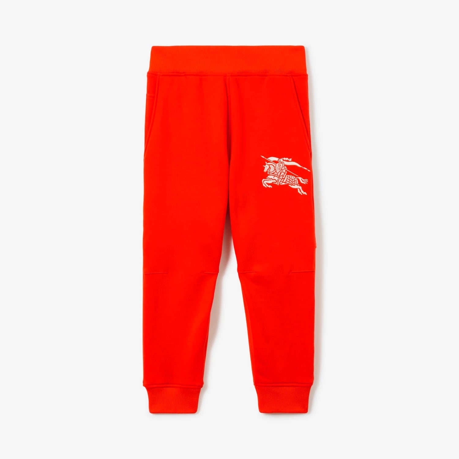 Boys & Girls Red Cotton Trousers