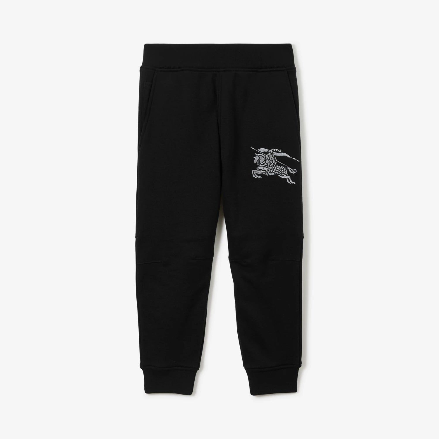 Boys & Girls Black Cotton Trousers