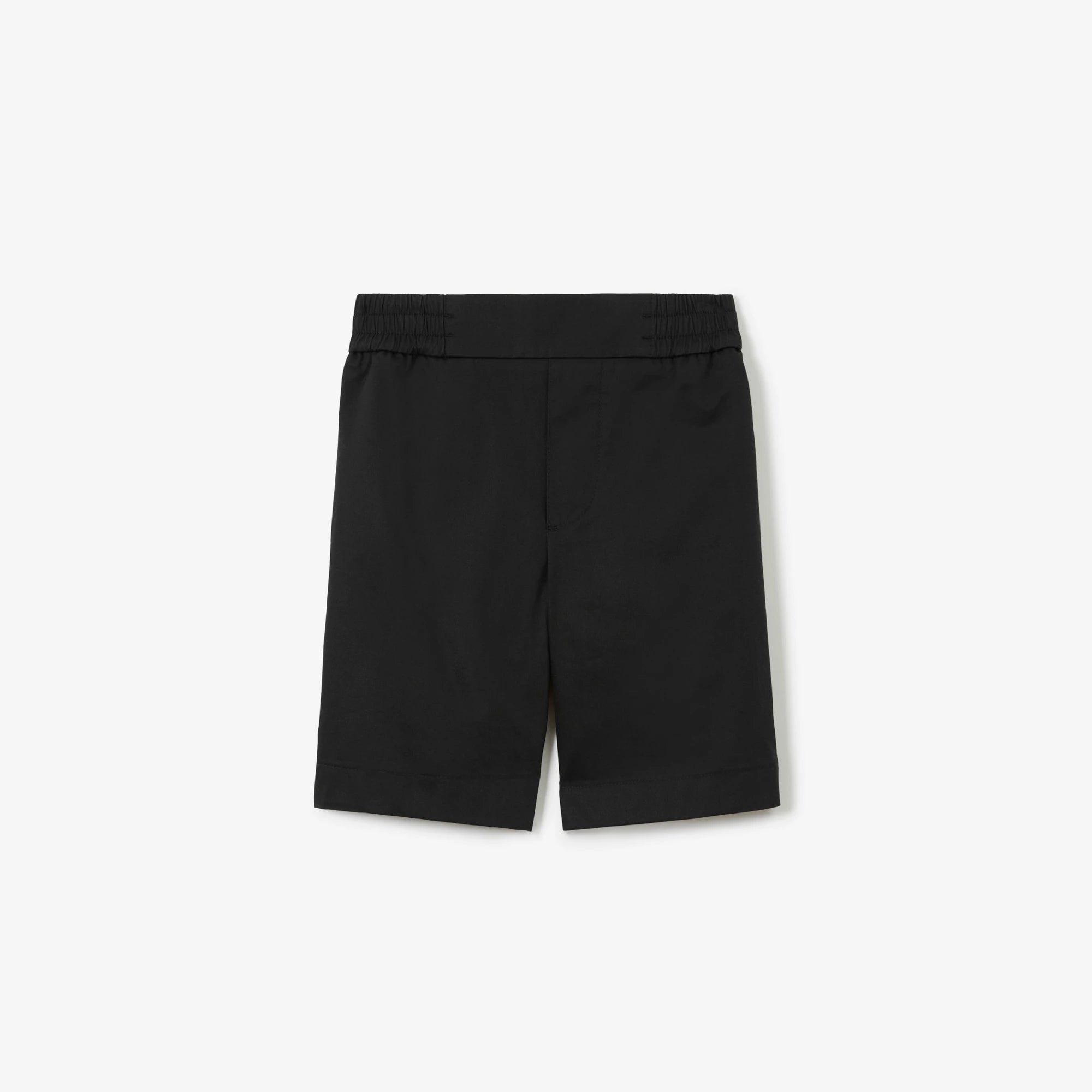 Boys Black Cotton Shorts