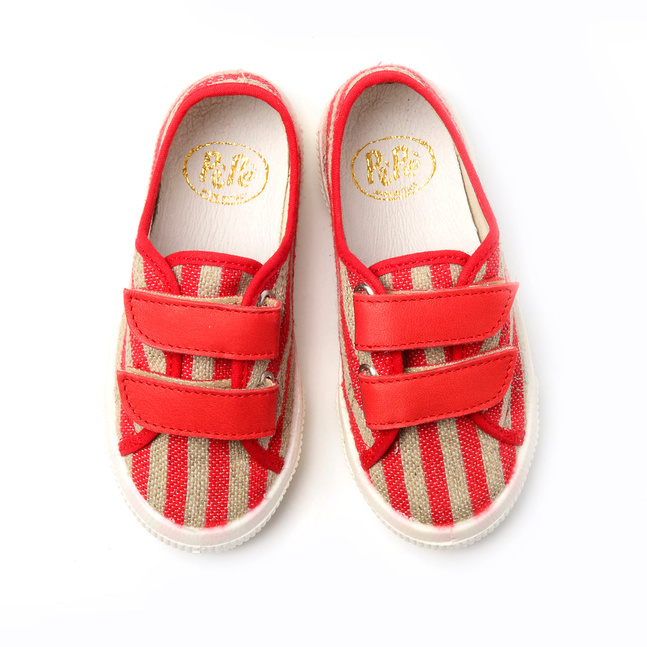 Boys & Girls Red Stripes Shoes