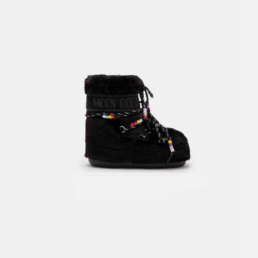 Women Black "ICON LOW" Boots