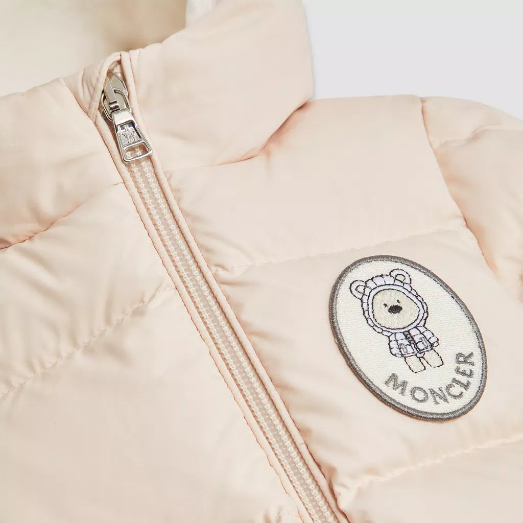 Baby Boys & Girls Pale Pink "SANYU" Padded Down Jacket