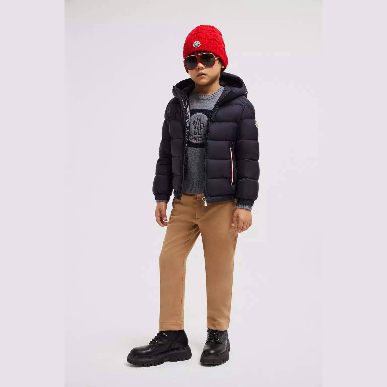 Boys Navy "MERARY" Padded Down Jacket