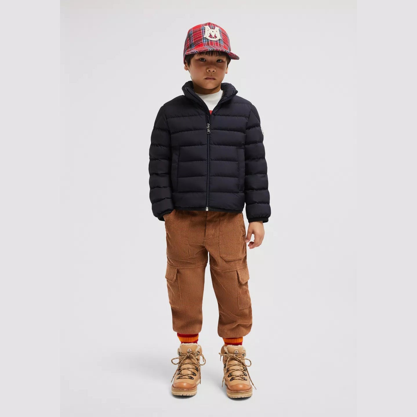 Boys Dark Blue "BAUDINET" Padded Down Jacket