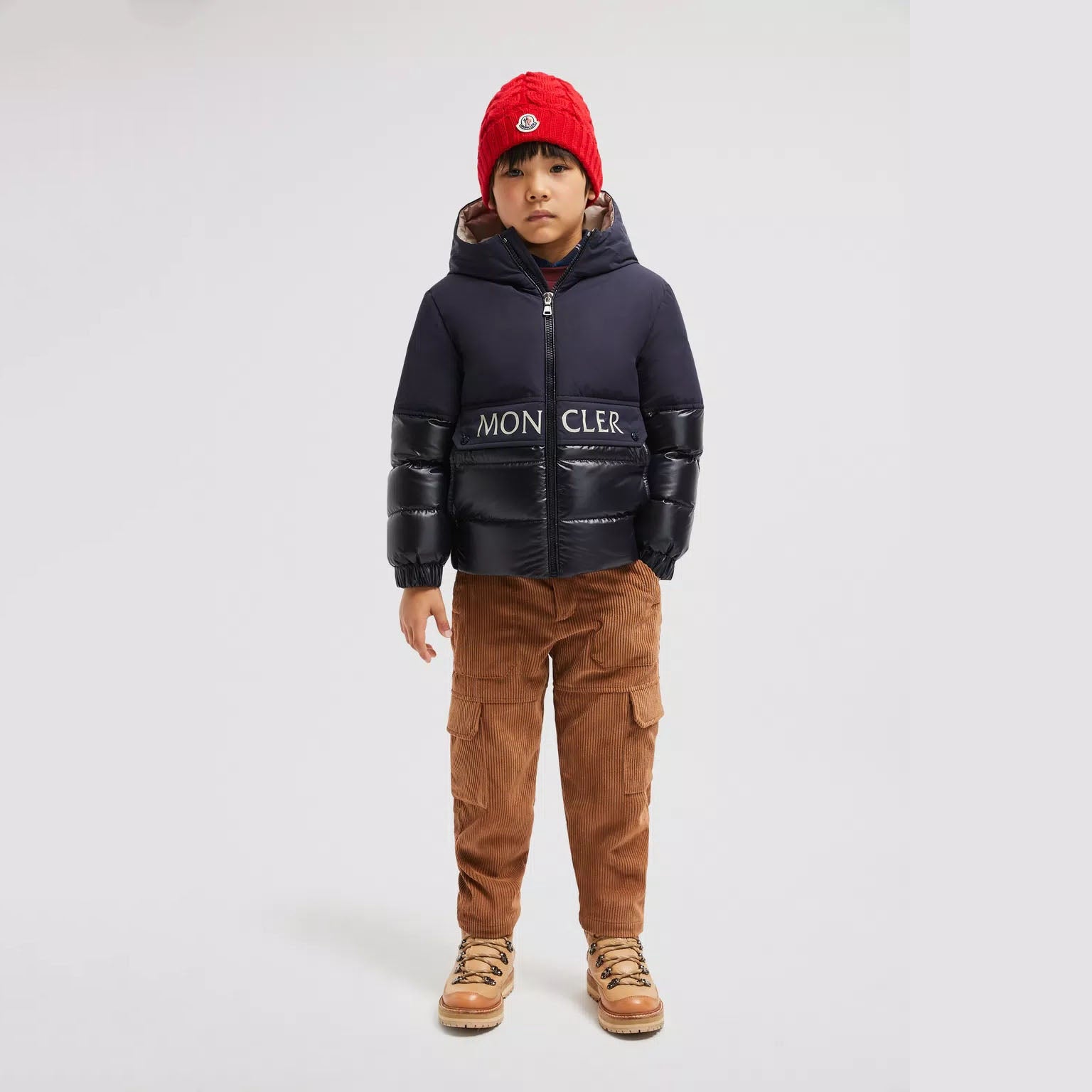Boys Dark Blue "ANDRES" Padded Down Jacket