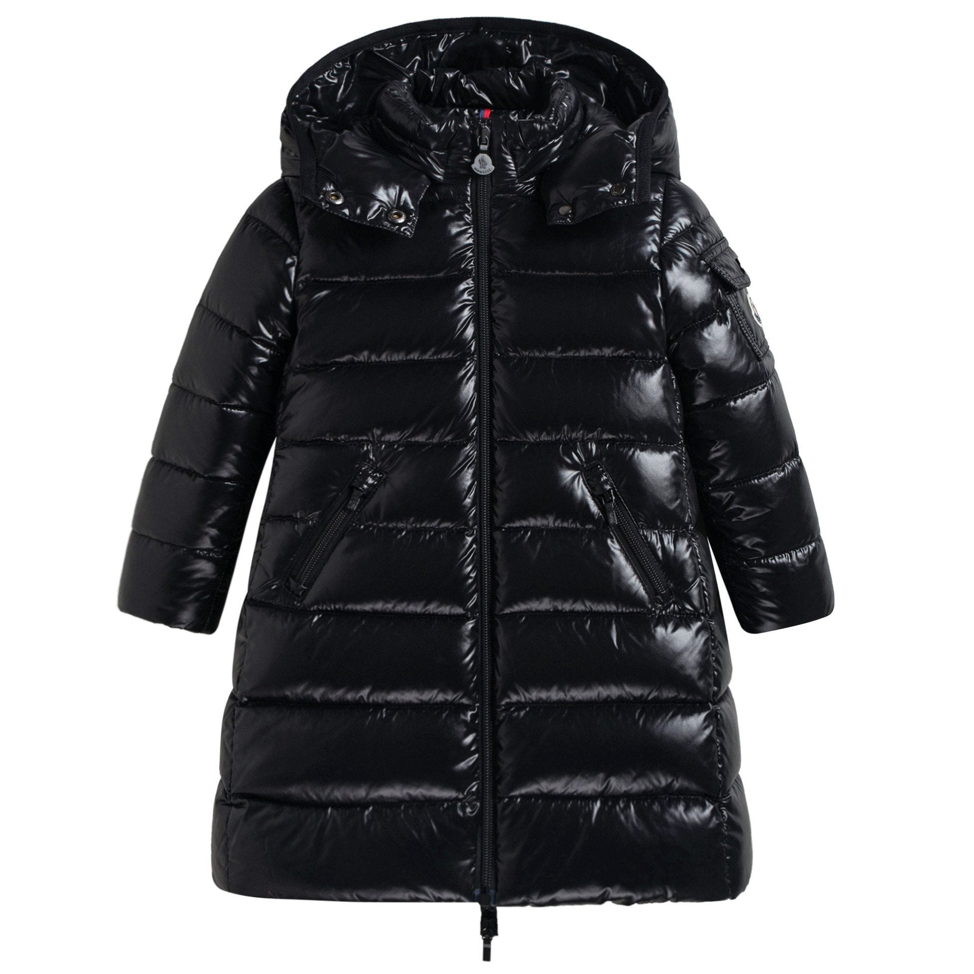 Girls Black "MOKA" Padded Down Coat