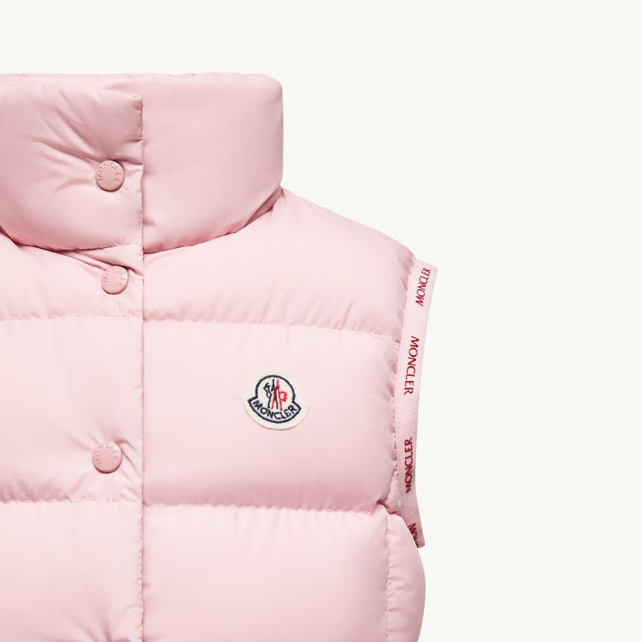 Girls Light Pink"BADIA"Padded Down Gilet