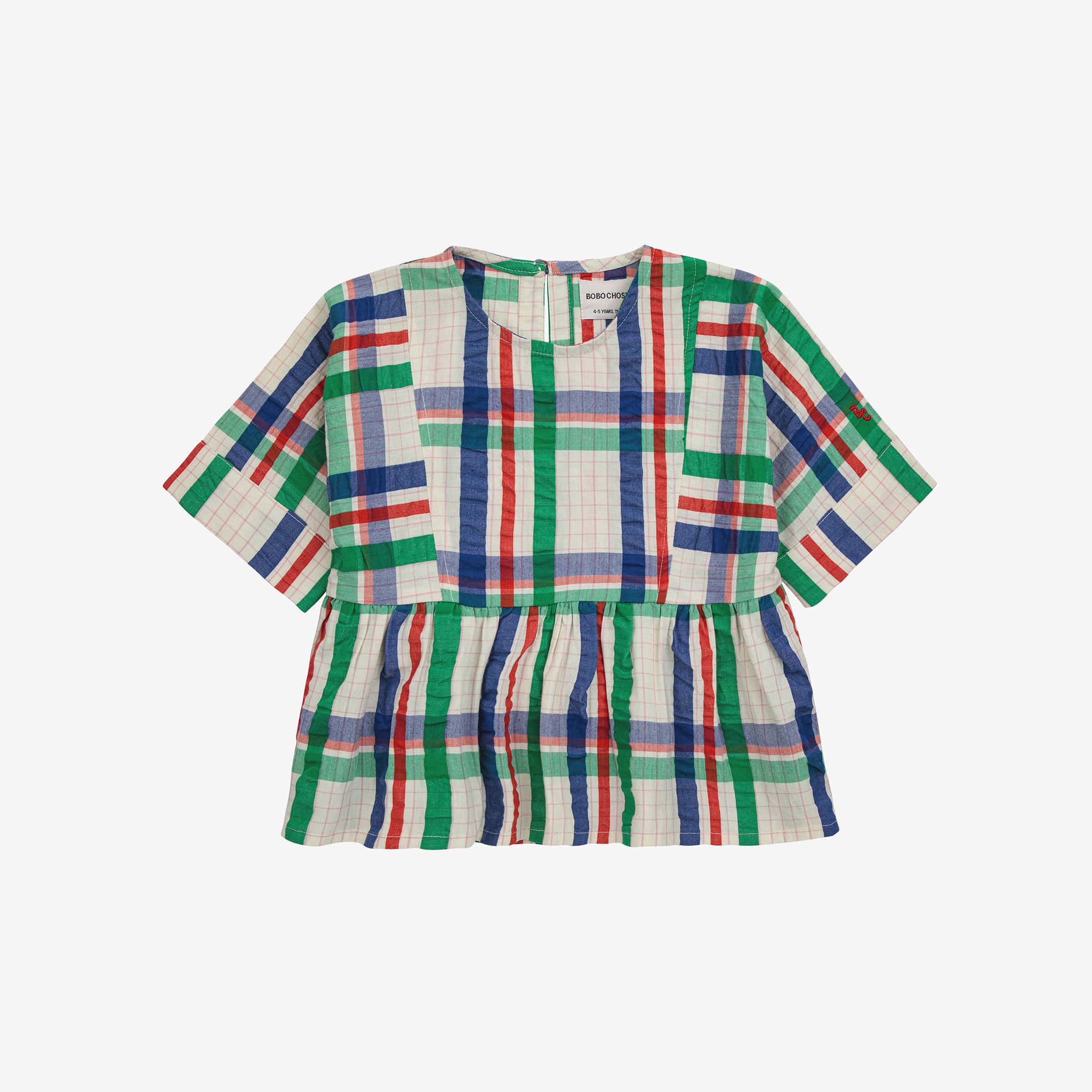 Girls Multicolor Stripes Cotton Top