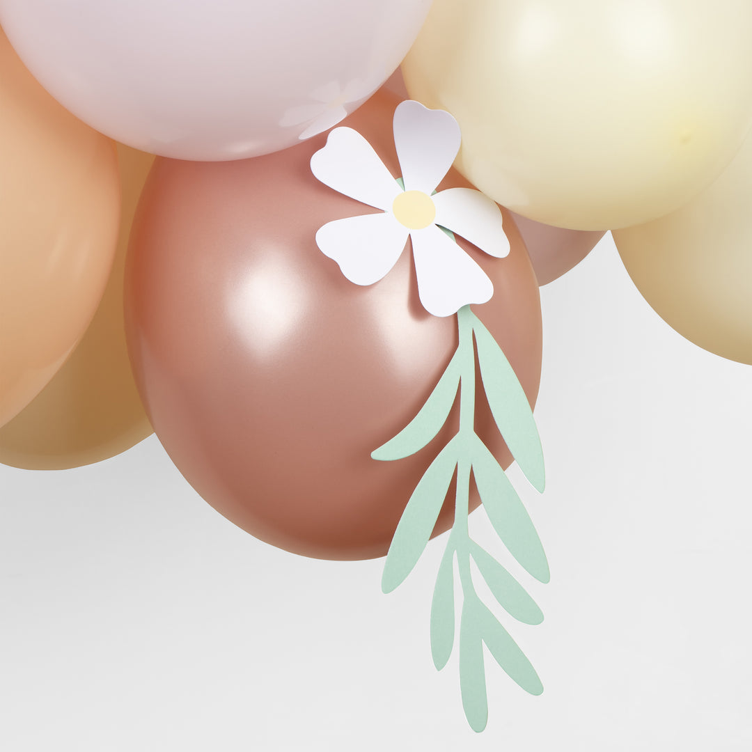 Pastel Daisy Balloon Garland (51 balloons)