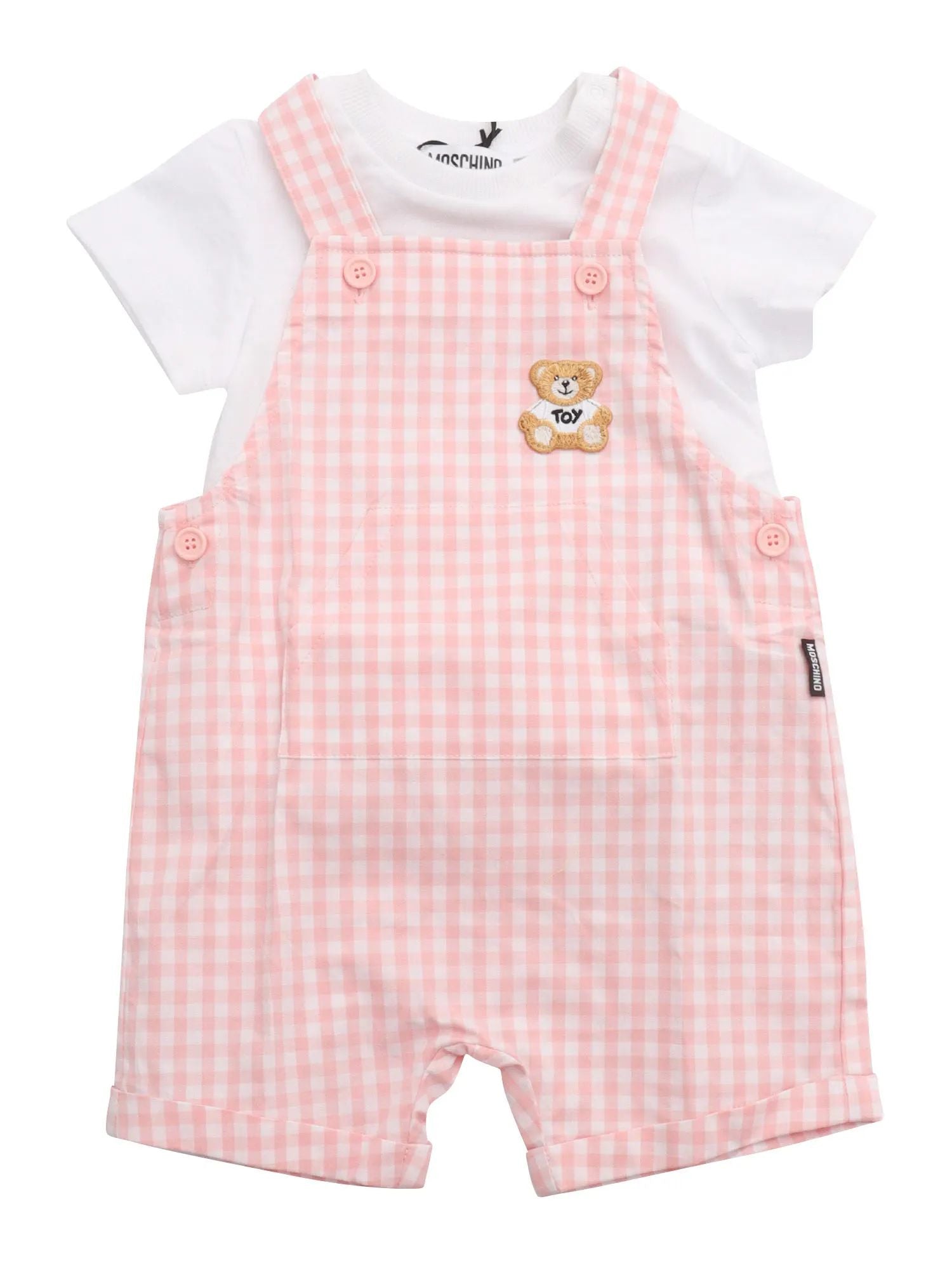T-SHIRT + DUNGAREES