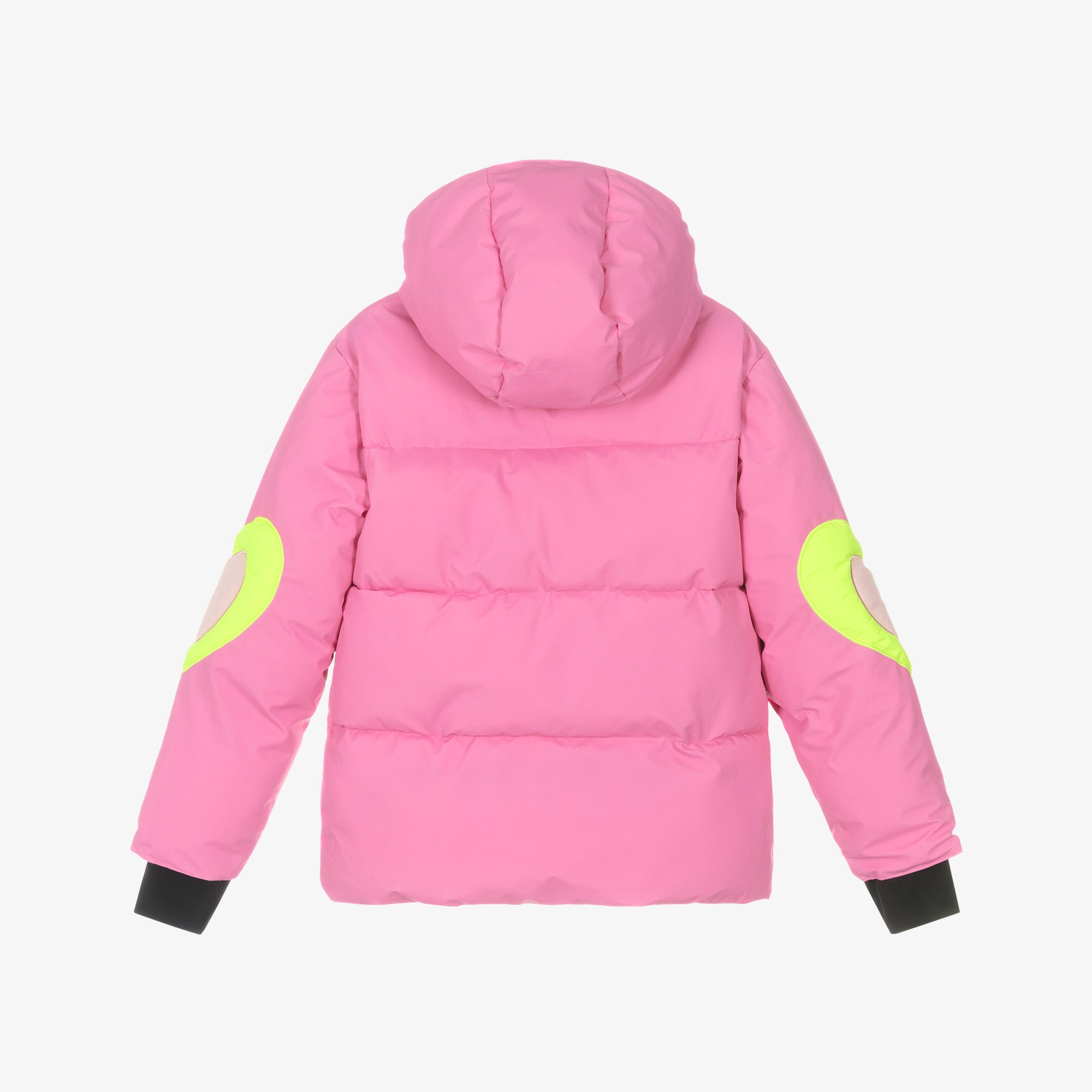 Girls Pink Heart Ski Set