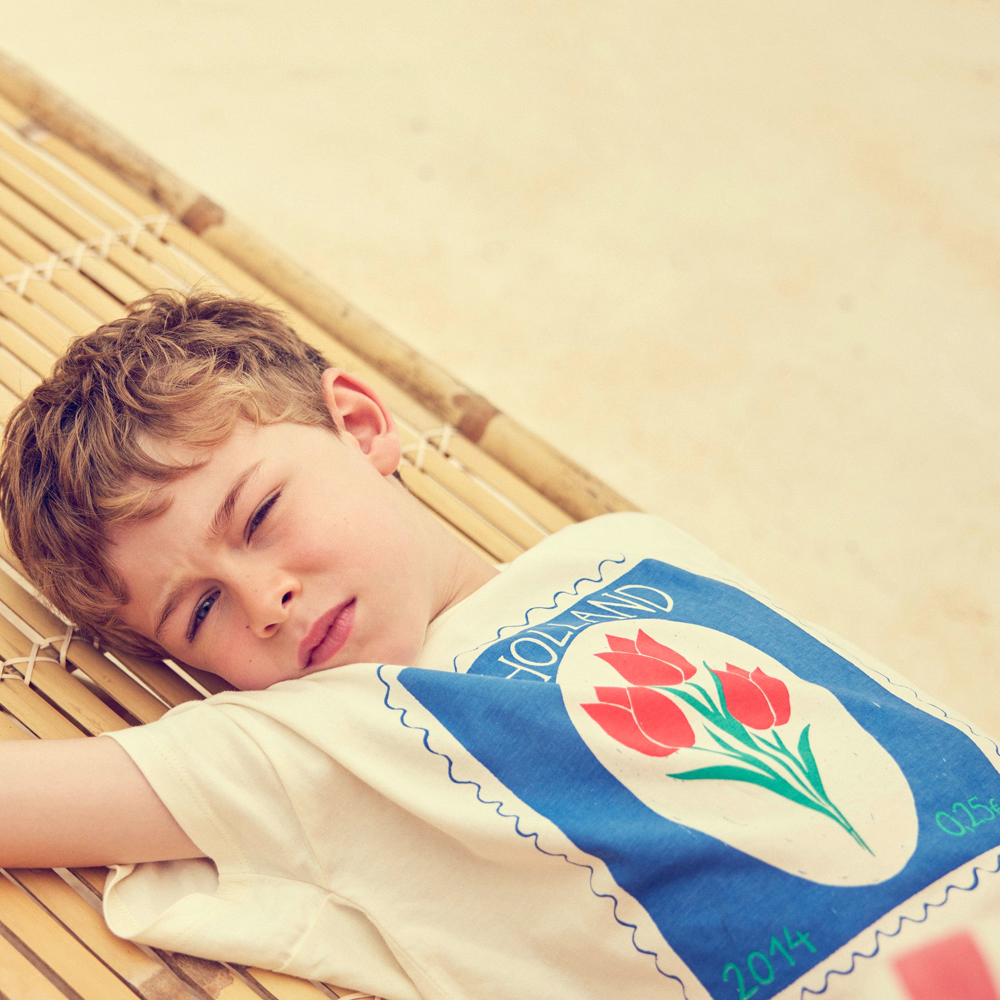 Boys & Girls White Printed Cotton T-Shirt