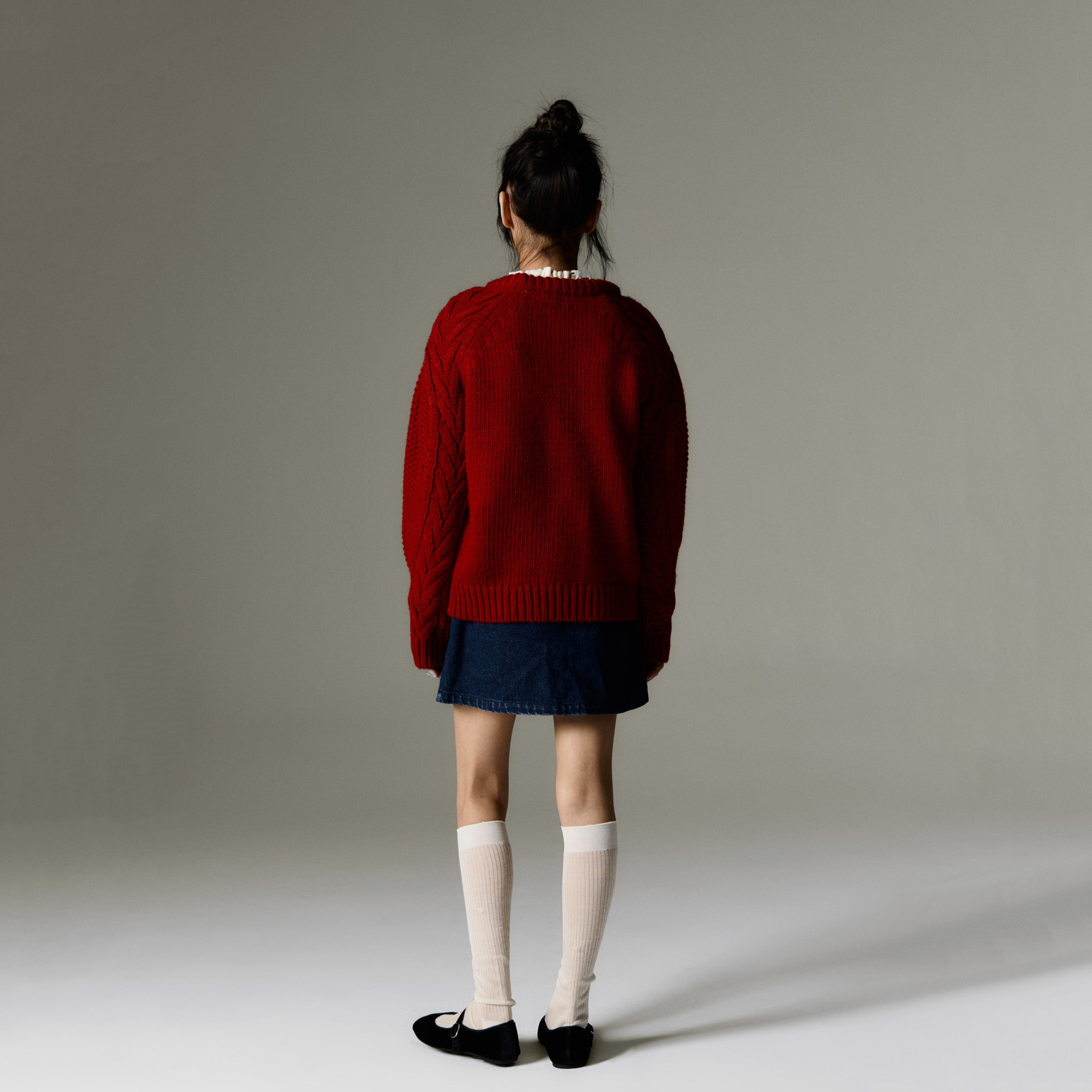 Girls Red Sweater