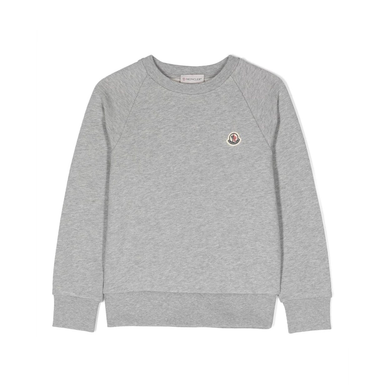 Boys Grey Logo Cotton Sweatshirt